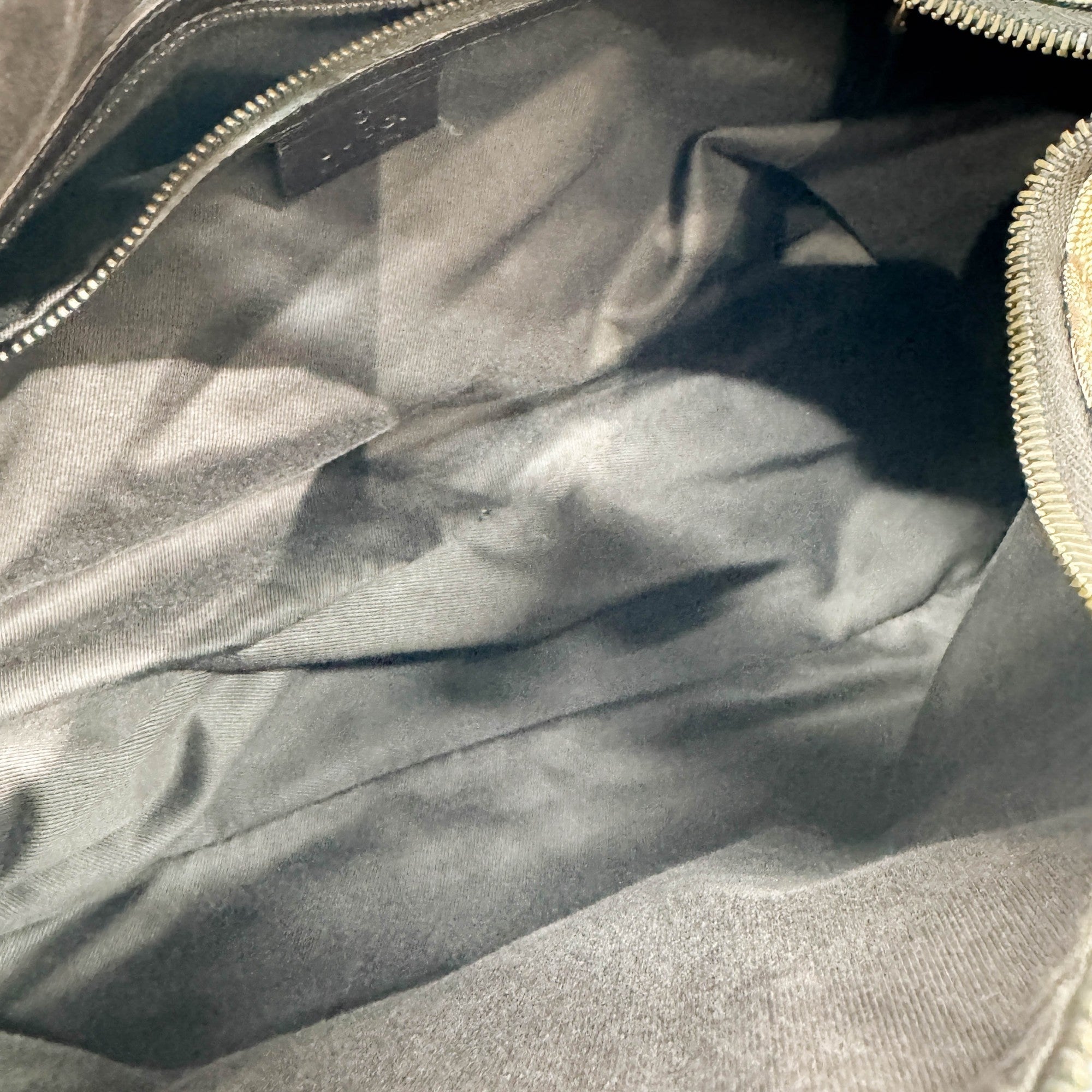 Horsebit Brown GG Canvas Shoulder Bag