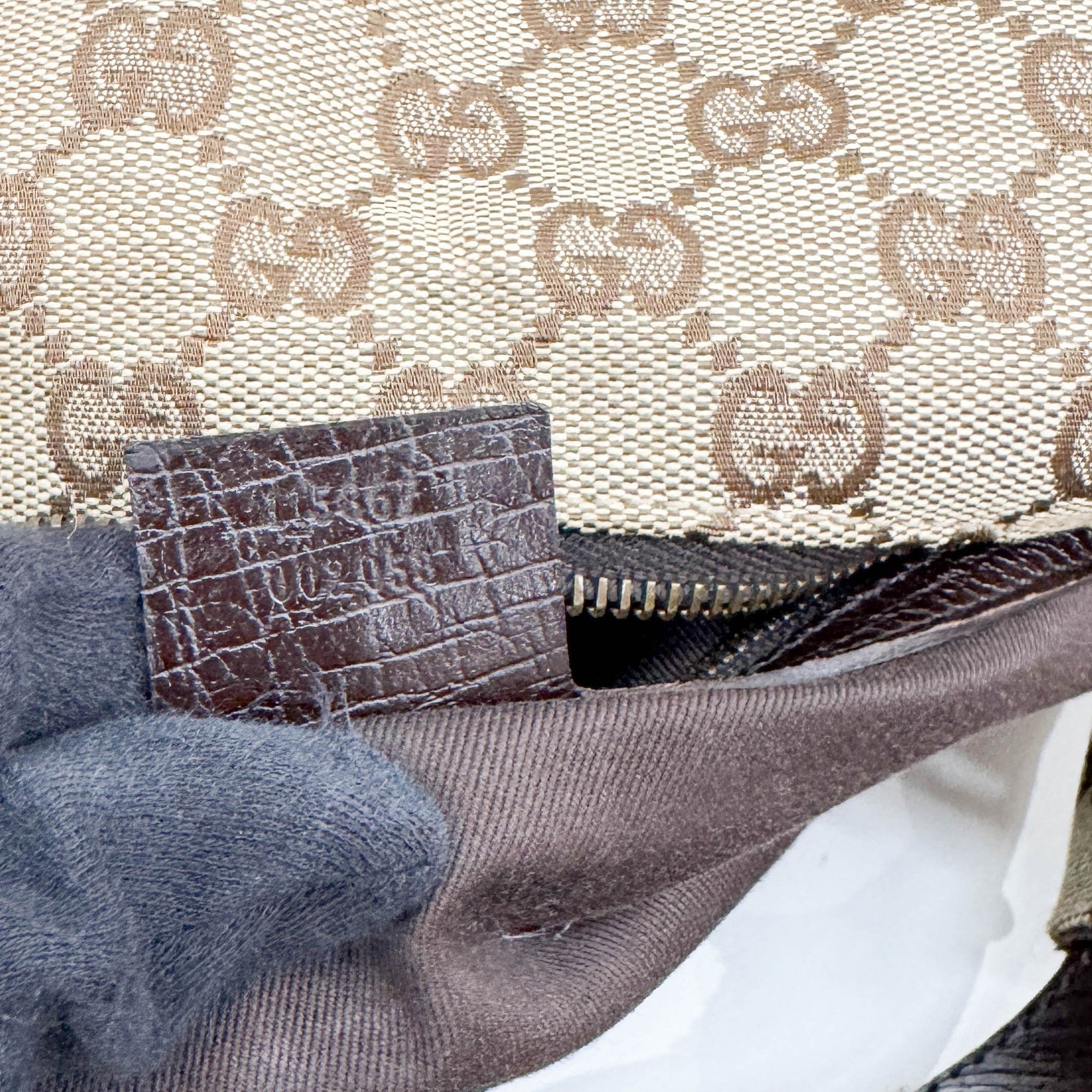 Horsebit Brown GG Canvas Shoulder Bag