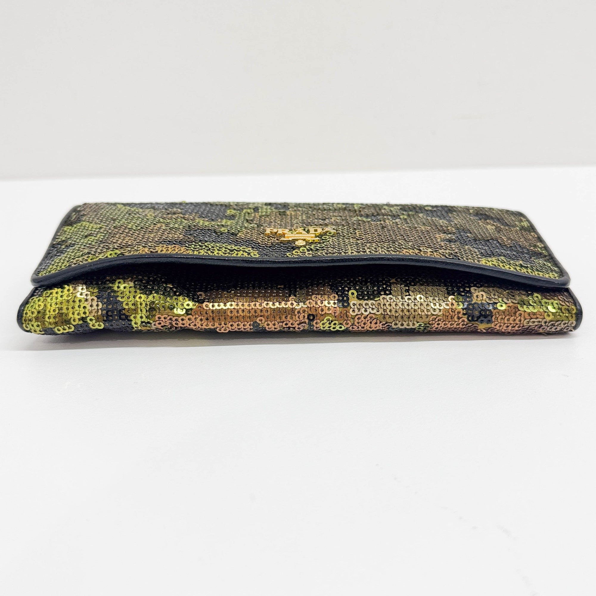 Camo Sequin Wallet