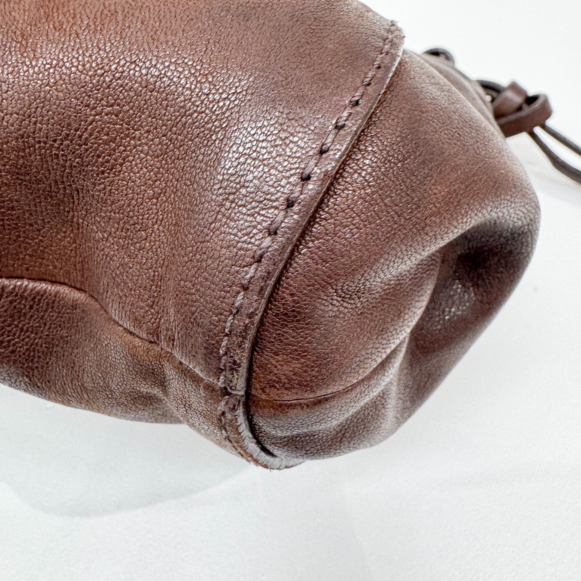 Brown Leather Shoulder Bag
