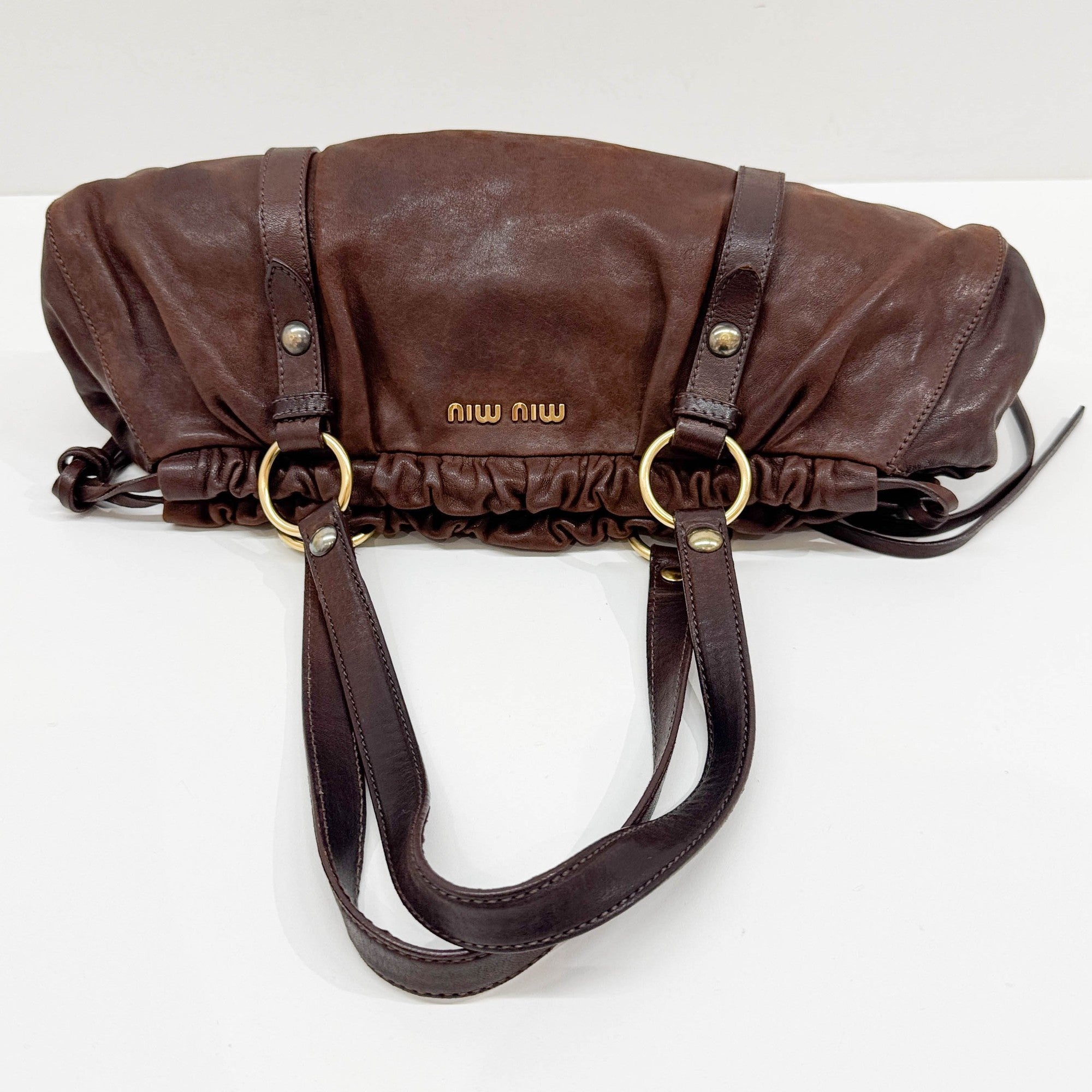 Brown Leather Shoulder Bag