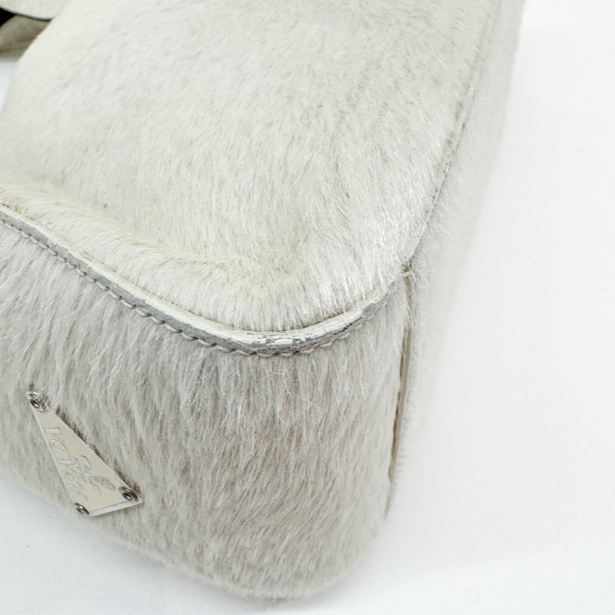 Off-White Pony Hair Hobo Bag