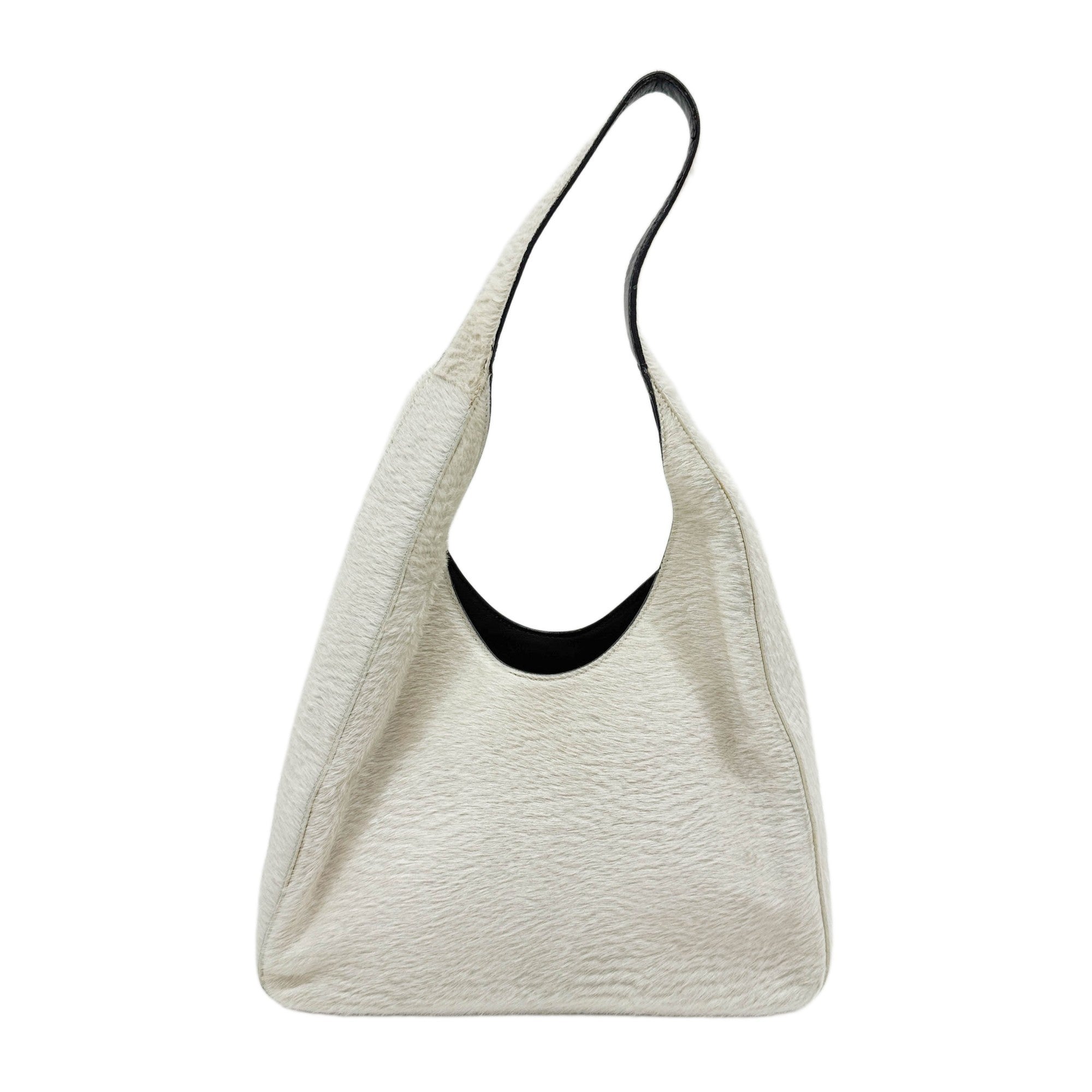 Off-White Pony Hair Hobo Bag