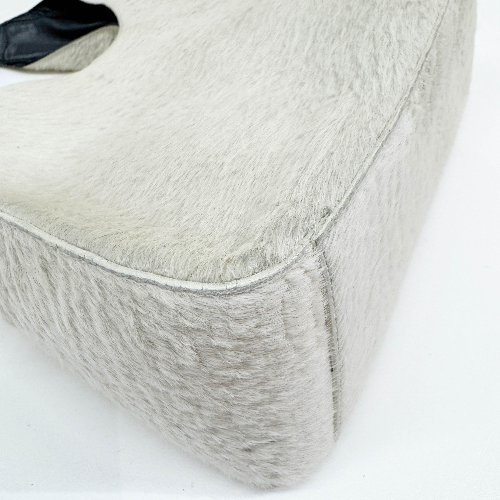 Off-White Pony Hair Hobo Bag