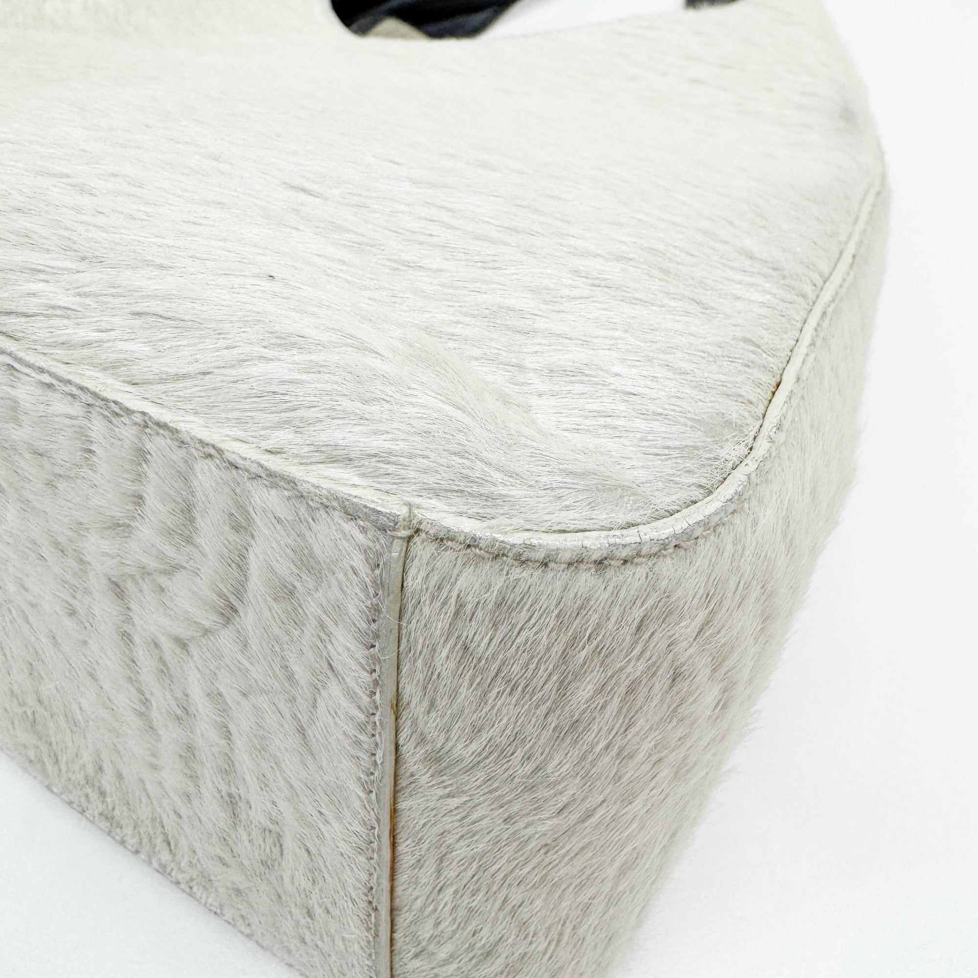 Off-White Pony Hair Hobo Bag