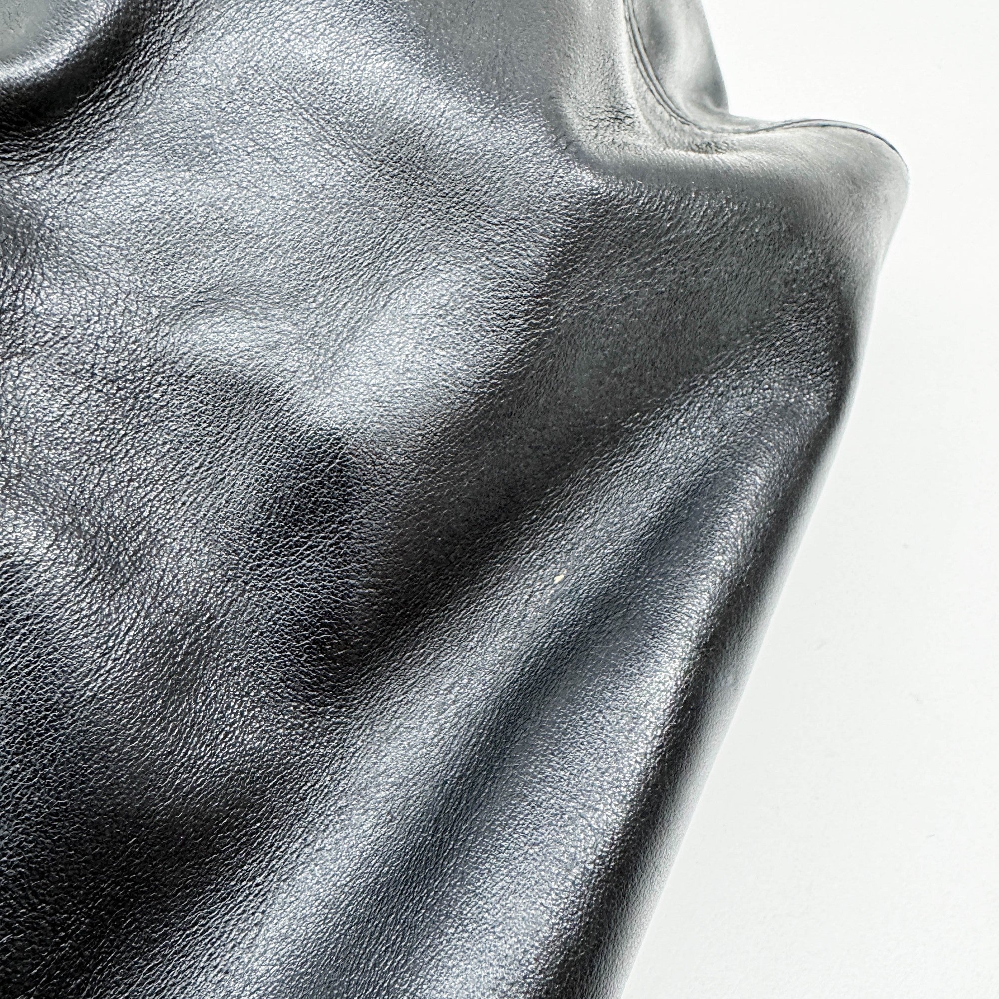 Black Leather Two Way Bag