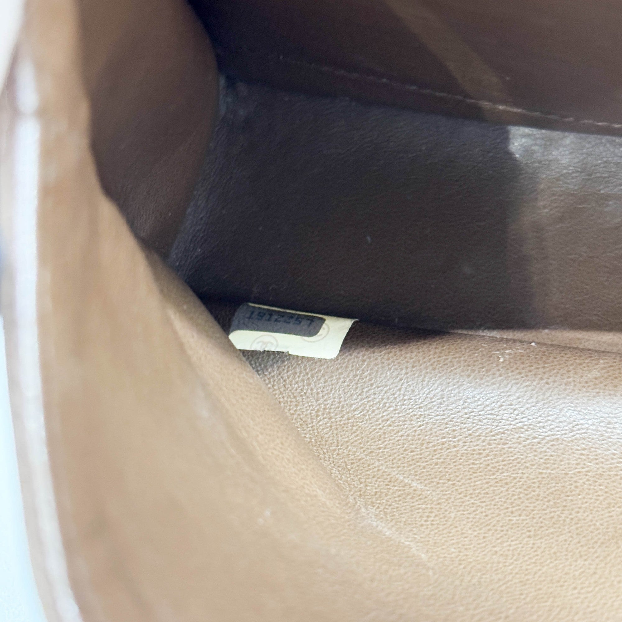 Classic Double Flap Brown Chevron Suede Shoulder Bag