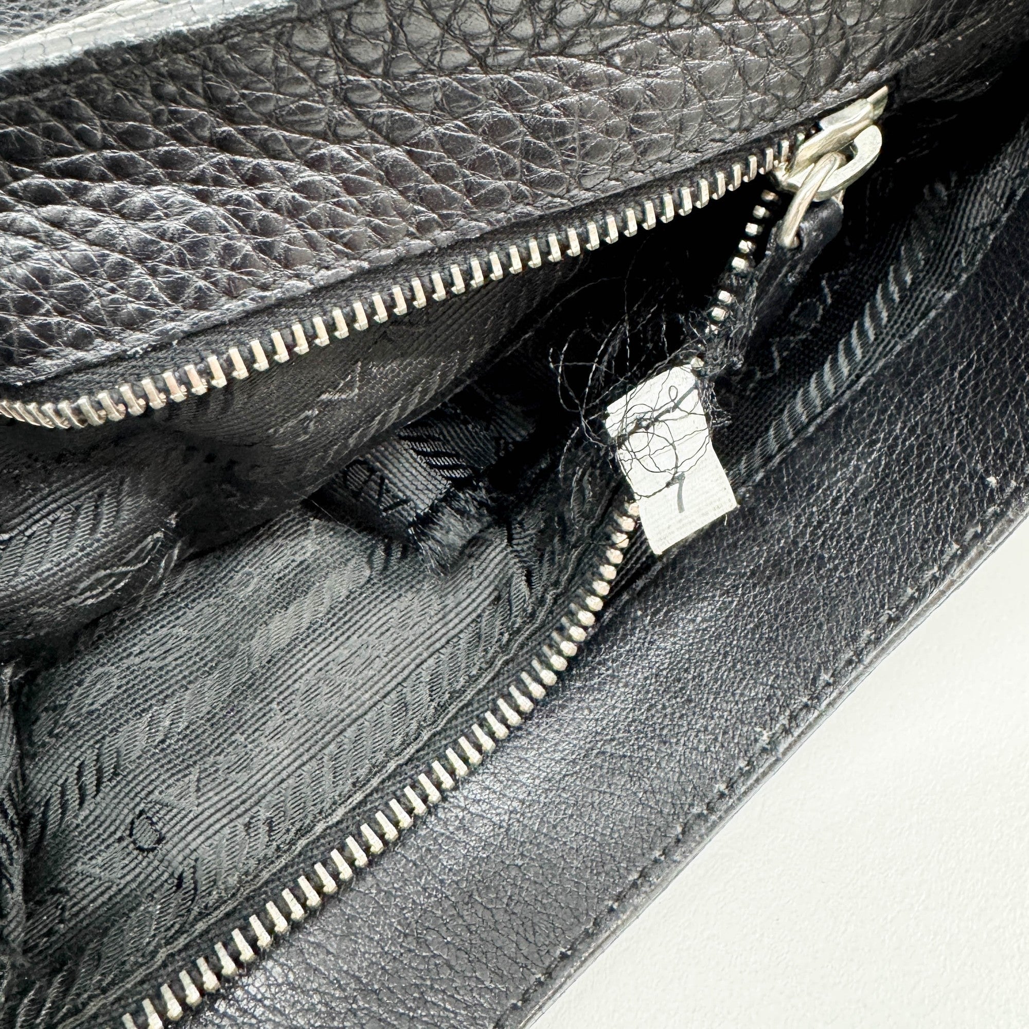 Black Leather Shoulder Bag