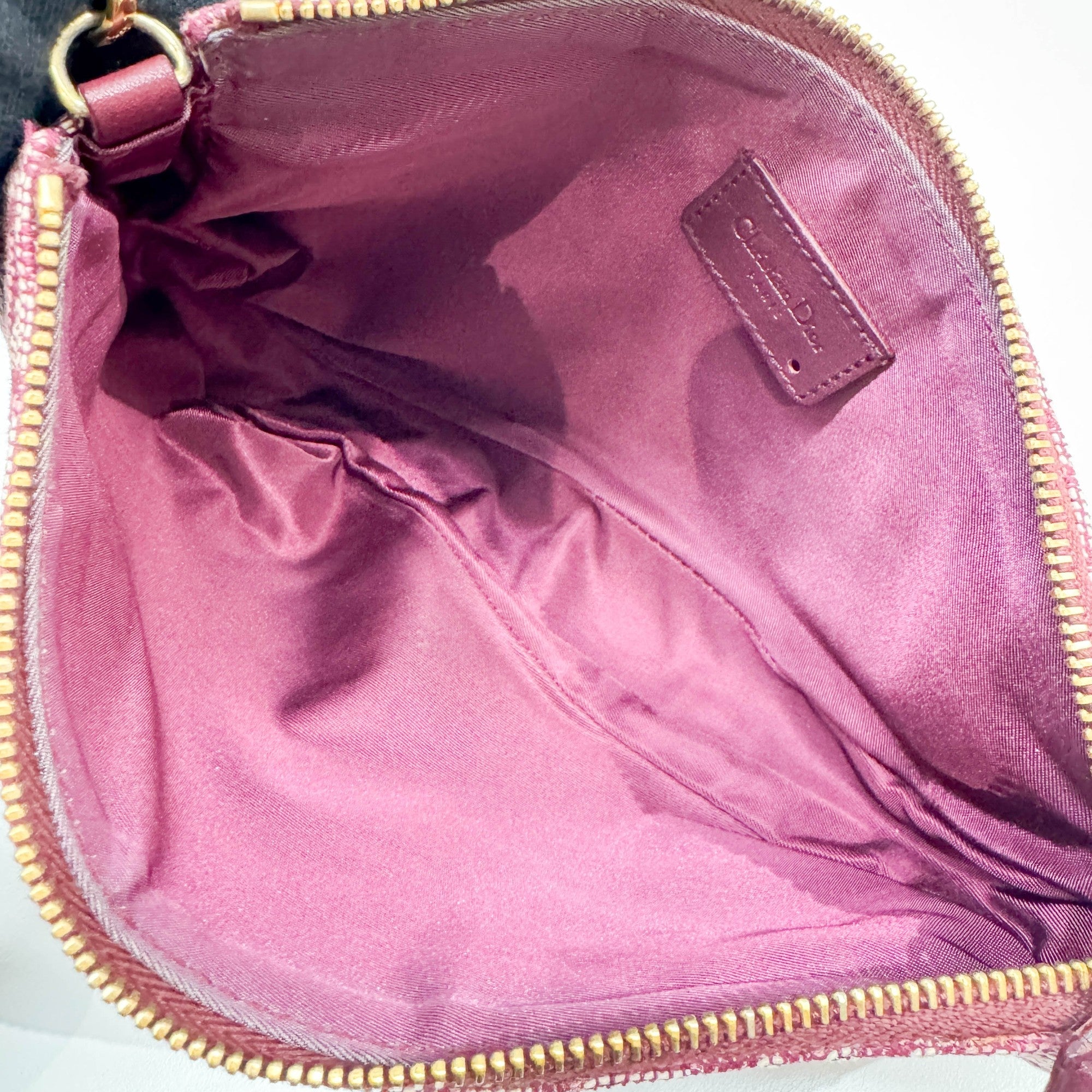 Saddle Pouch Bordeaux Trotter Canvas Shoulder Bag