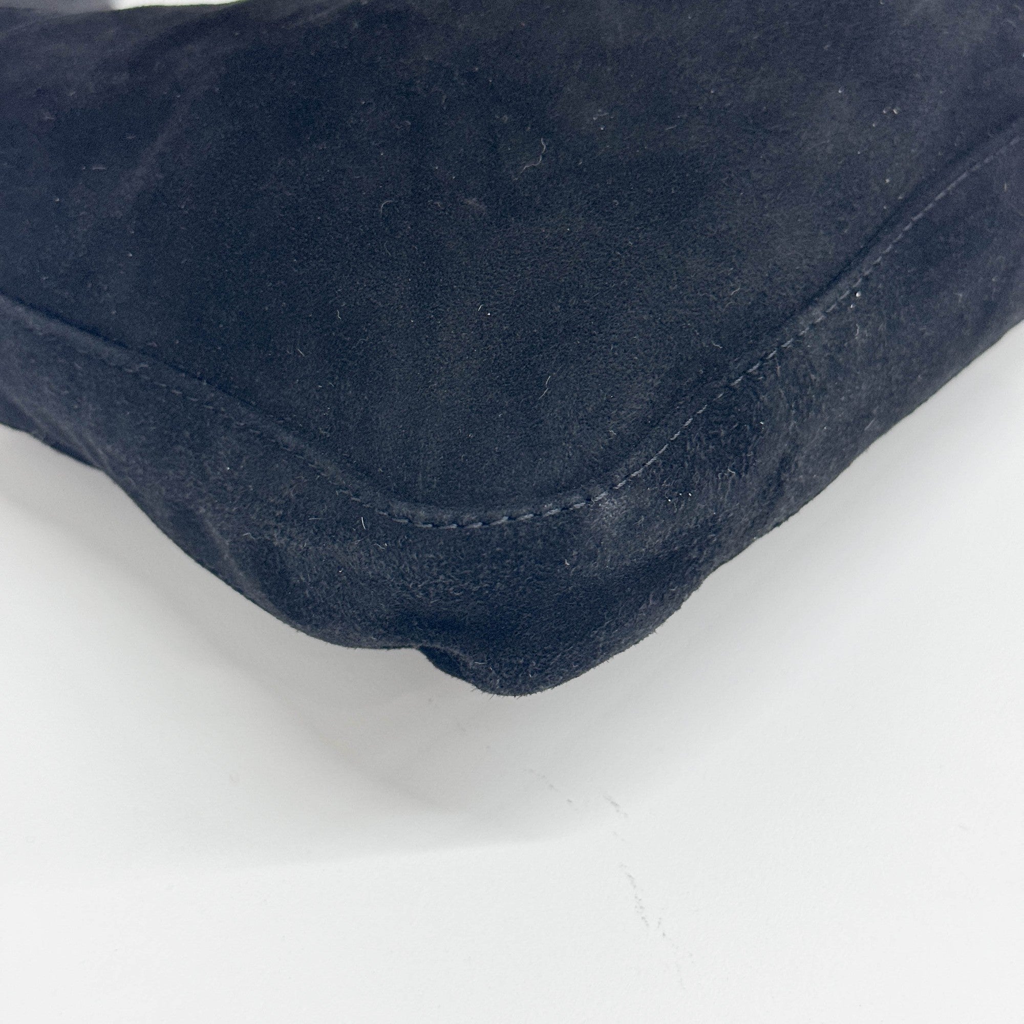 Black Suede Shoulder Bag