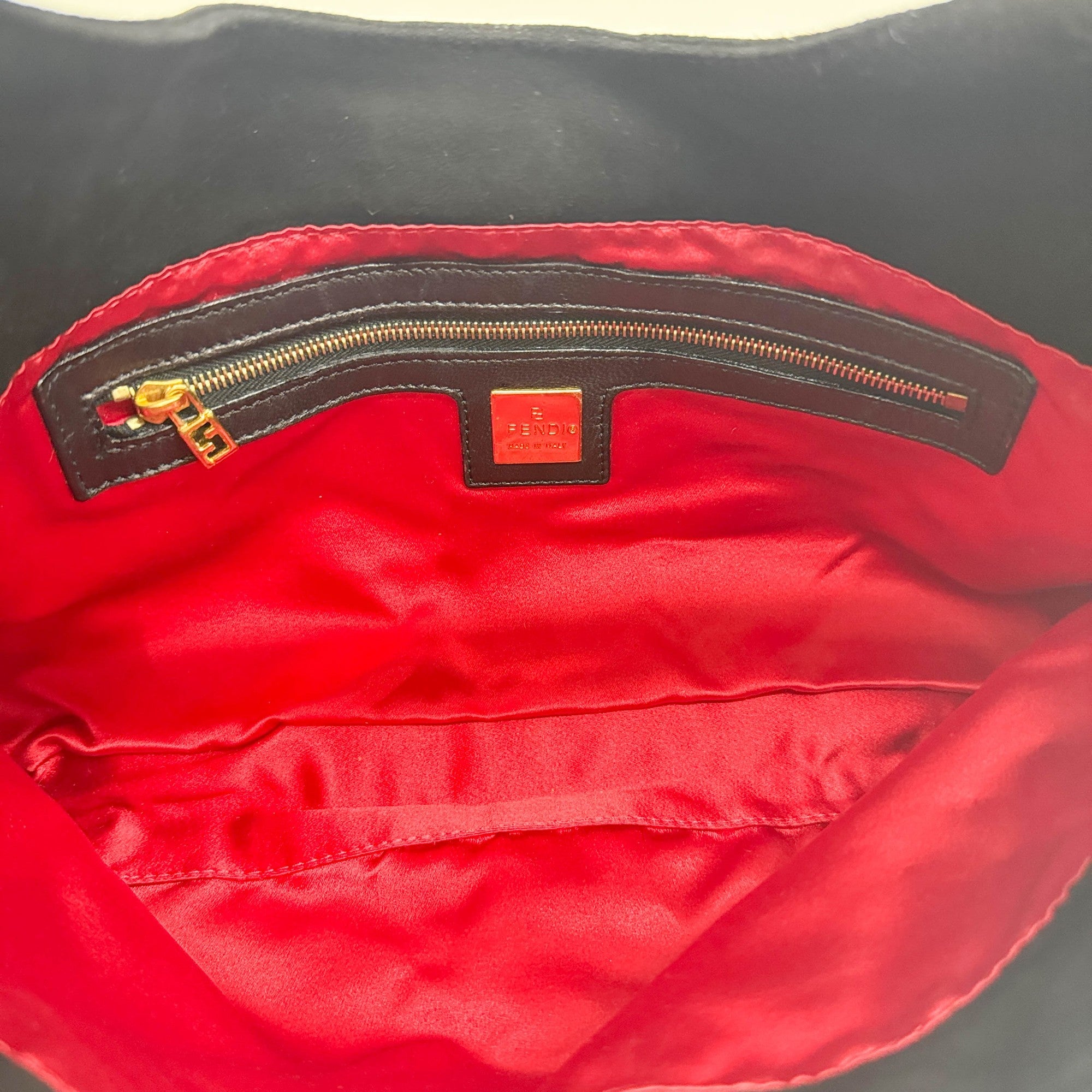 Black Suede Shoulder Bag