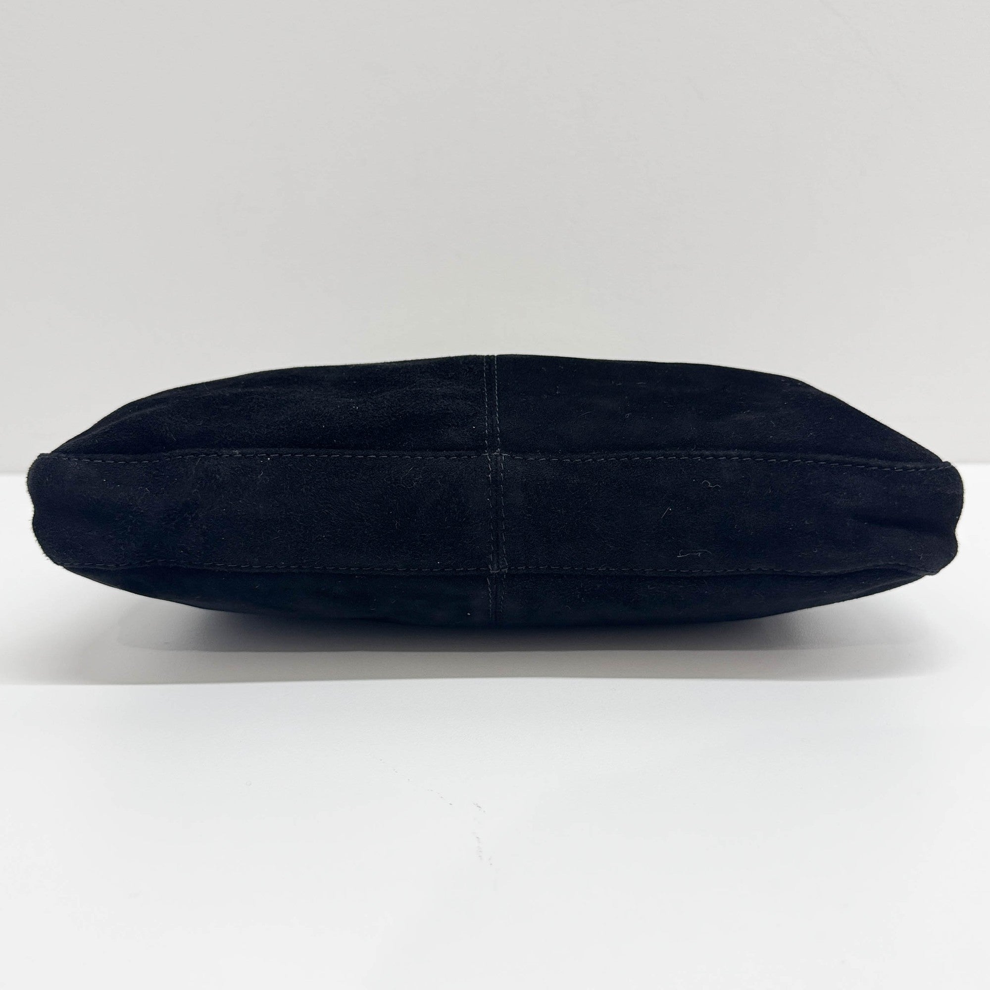 Black Suede Shoulder Bag