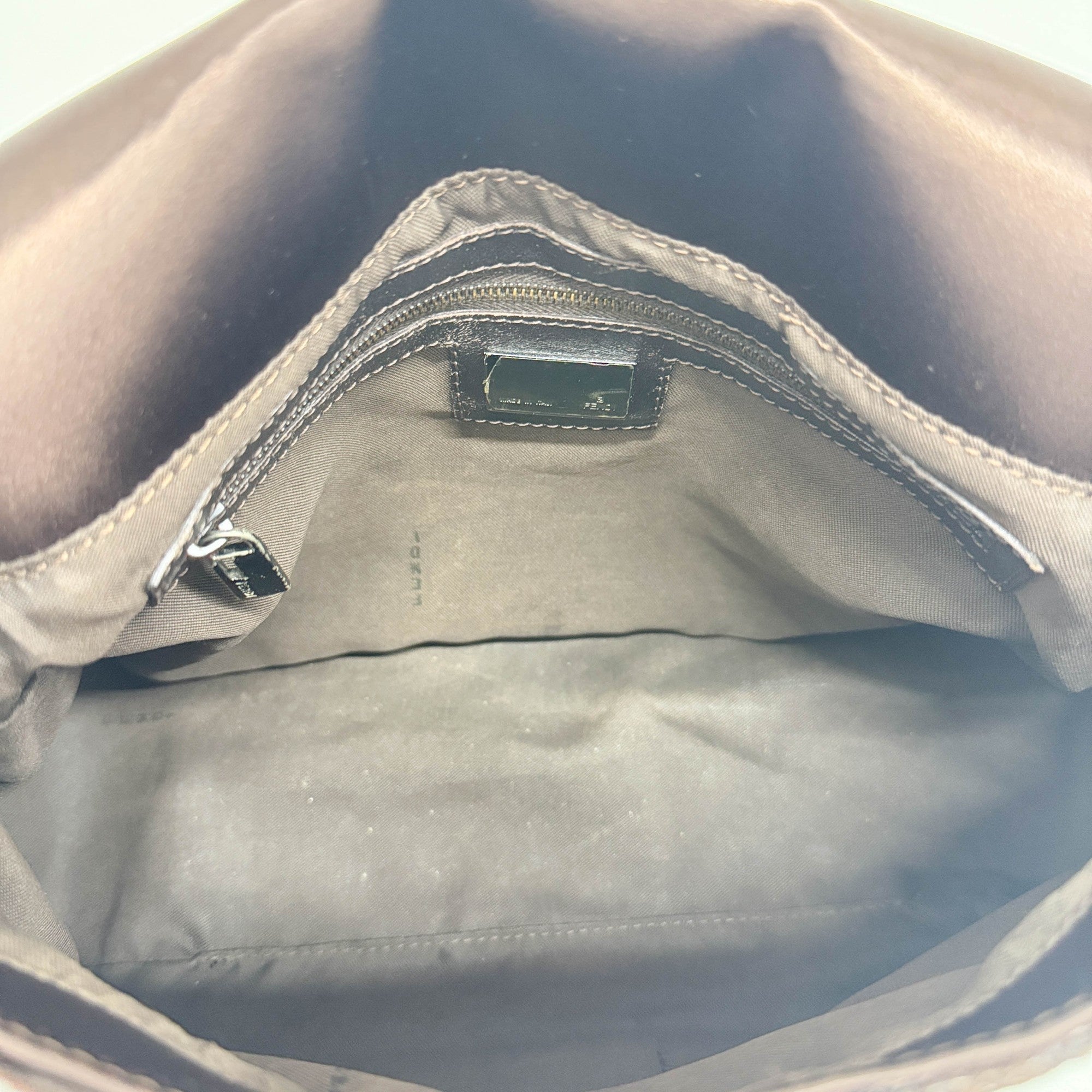 Mamma Baguette Brown Sequin Shoulder Bag