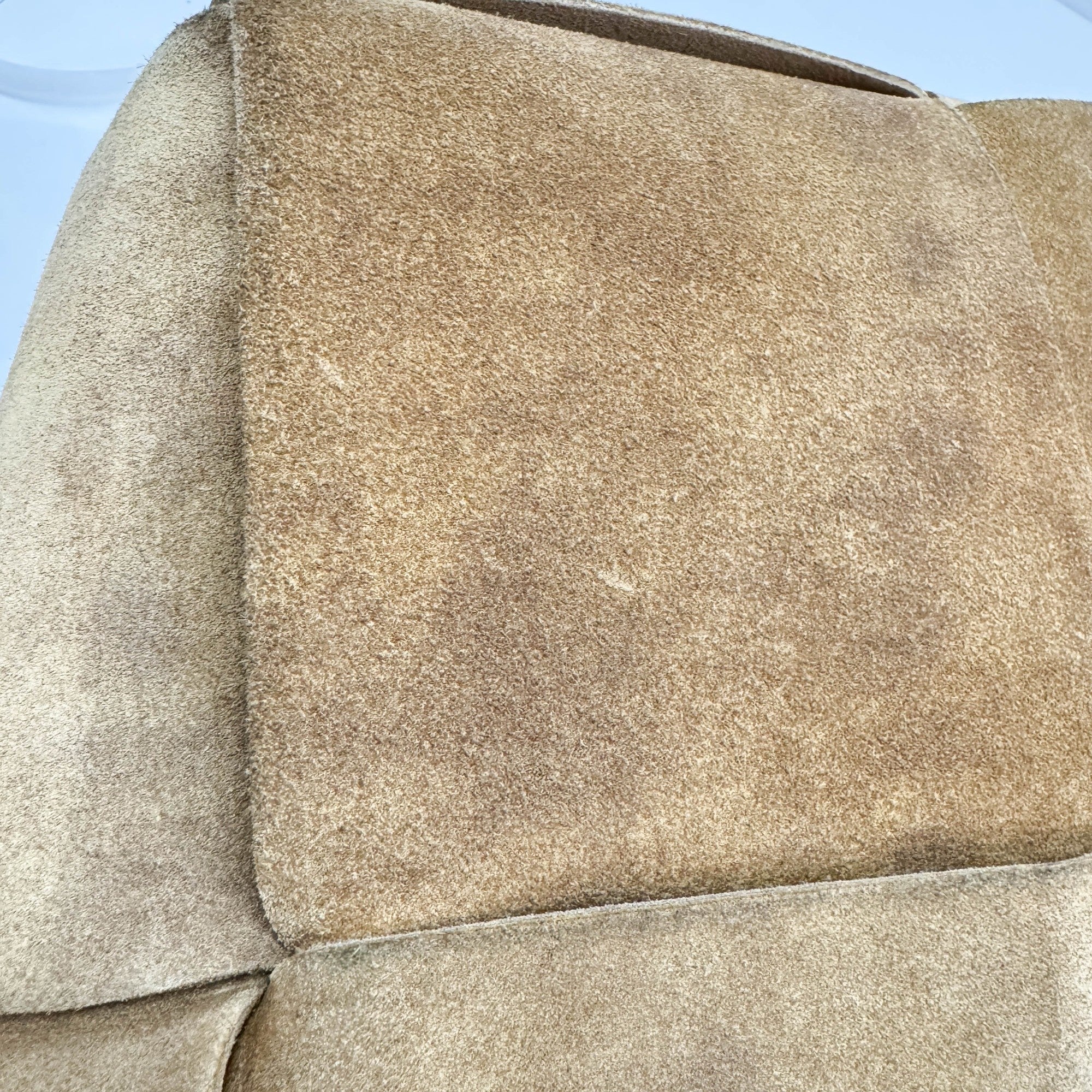 Arco Maxi Intrecciato Brown Suede Tote Bag