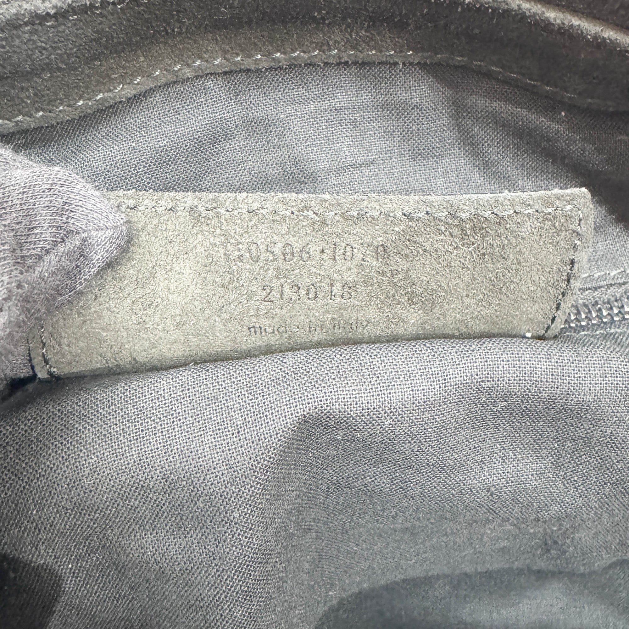 Weekender Black Suede Hand Bag