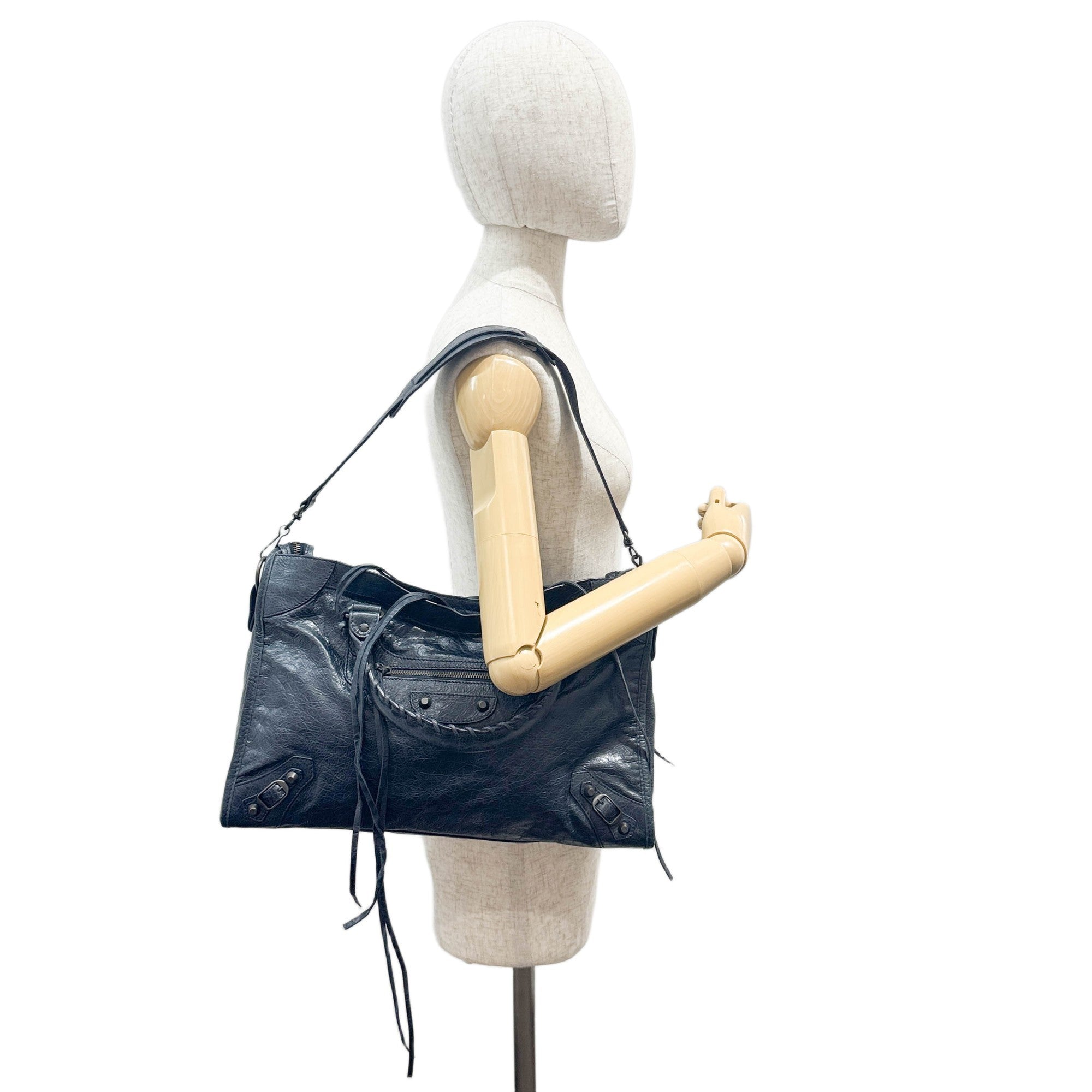 The City Navy Blue Two Way Bag