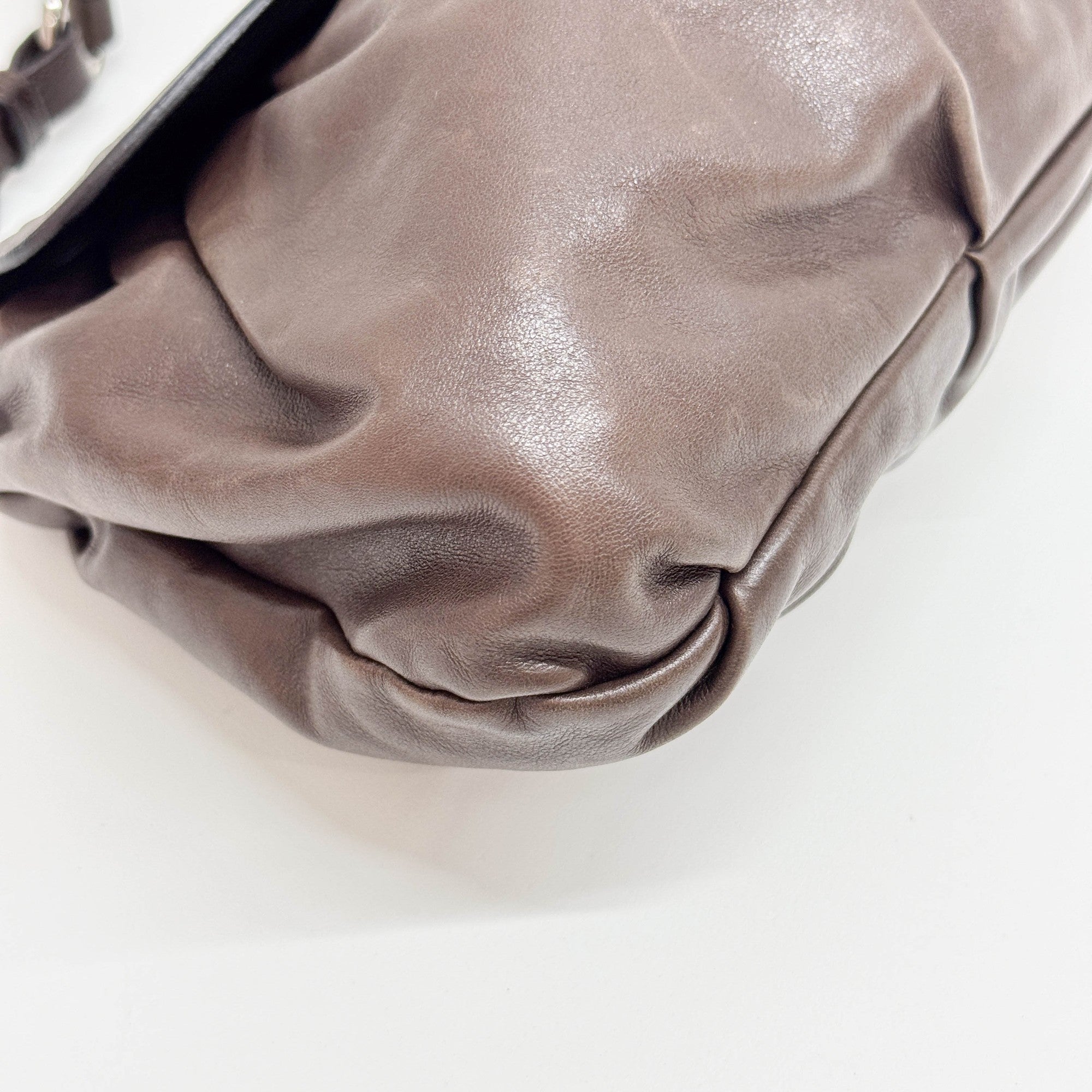 Brown Leather Shoulder Bag