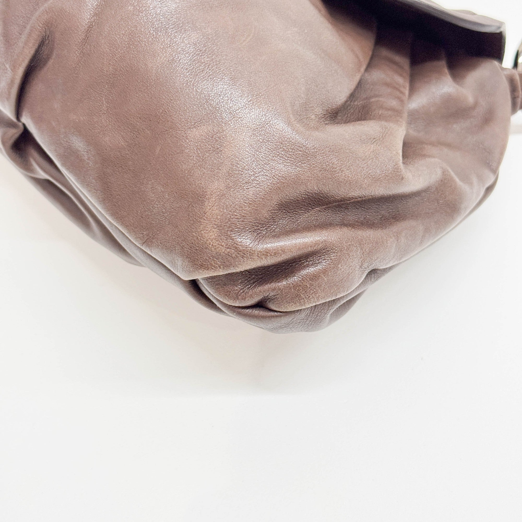 Brown Leather Shoulder Bag