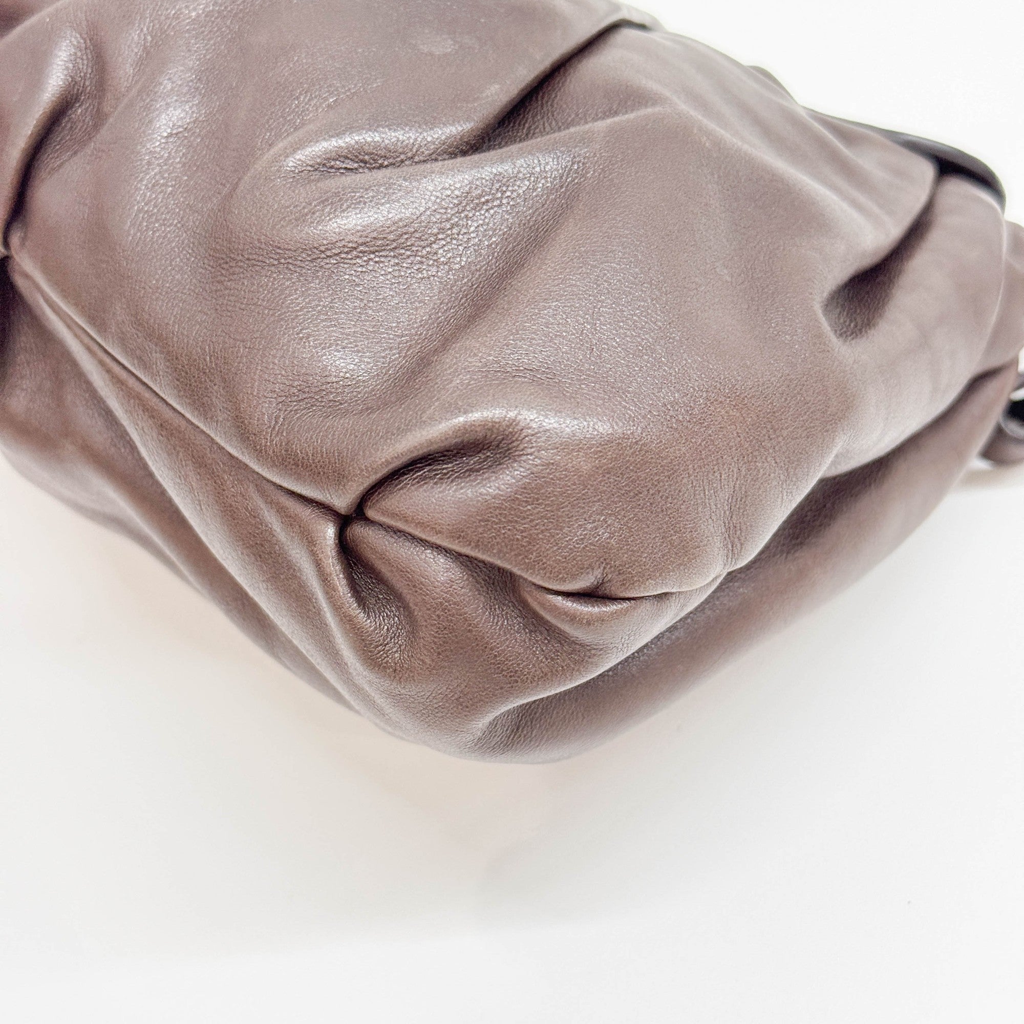 Brown Leather Shoulder Bag