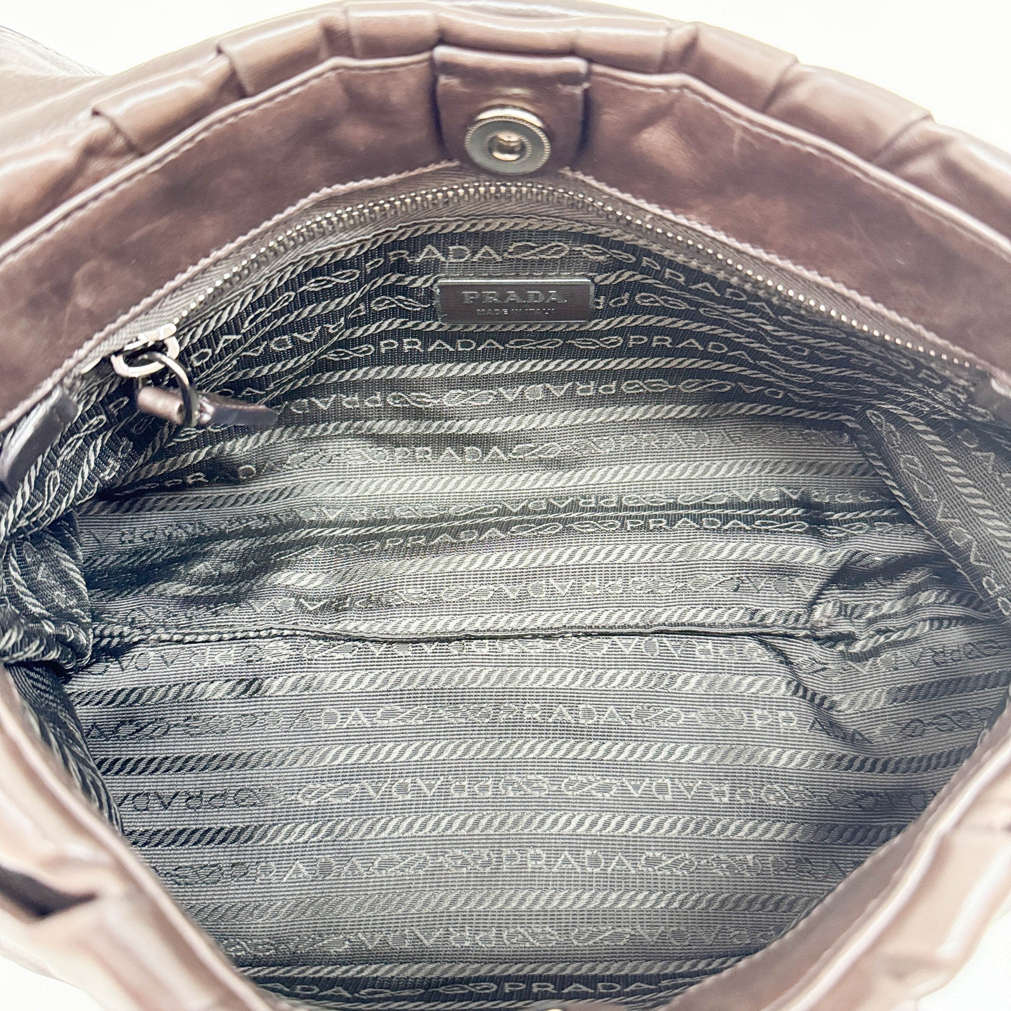 Brown Leather Shoulder Bag