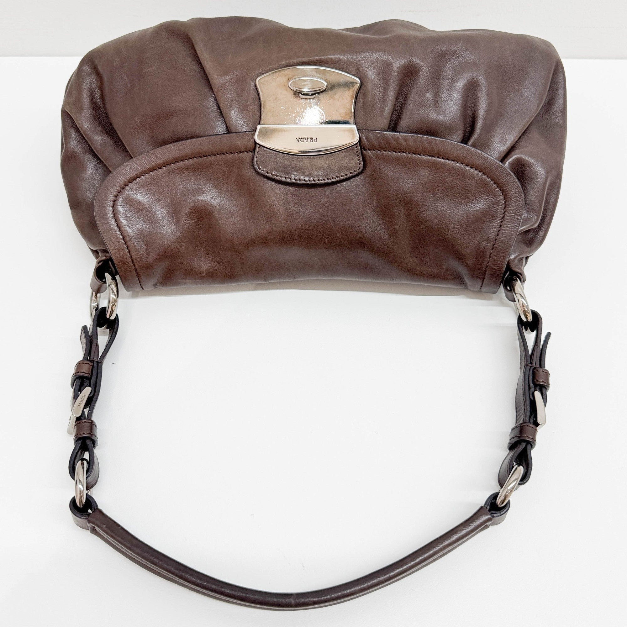 Brown Leather Shoulder Bag
