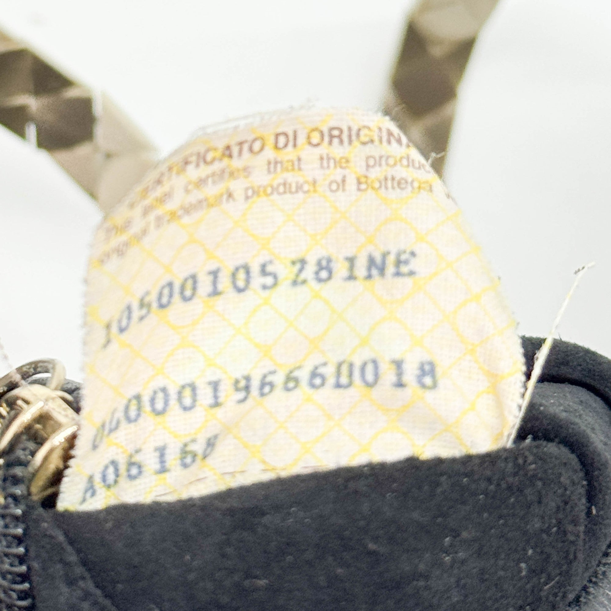 Intrecciato Black Leather Shoulder Bag