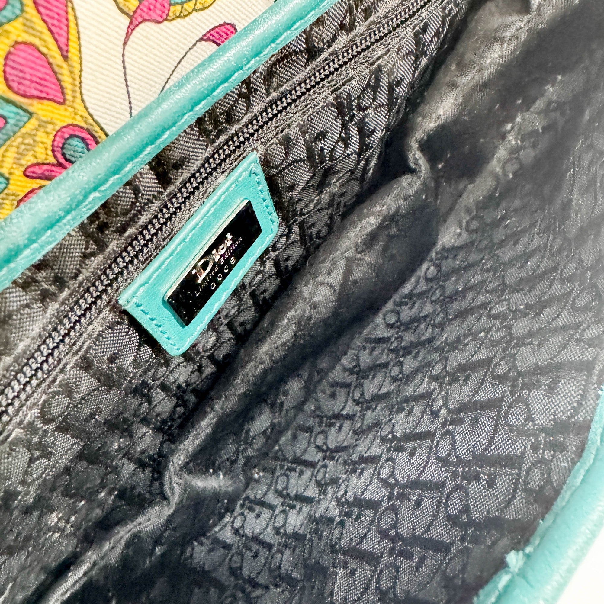 Saddle "Loves John" White Canvas Shoulder Bag