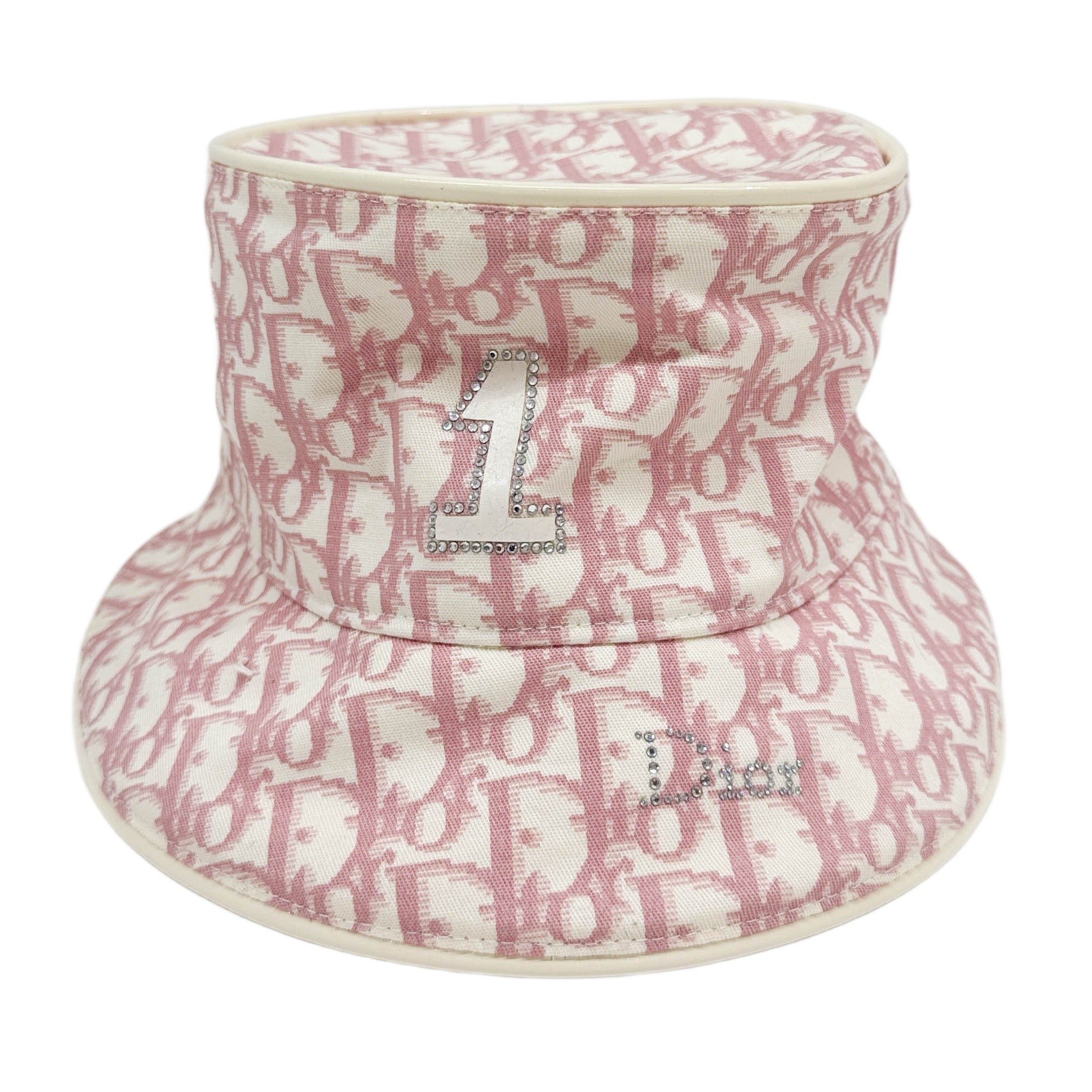 Size 58 Pink Trotter Canvas Bucket Hat