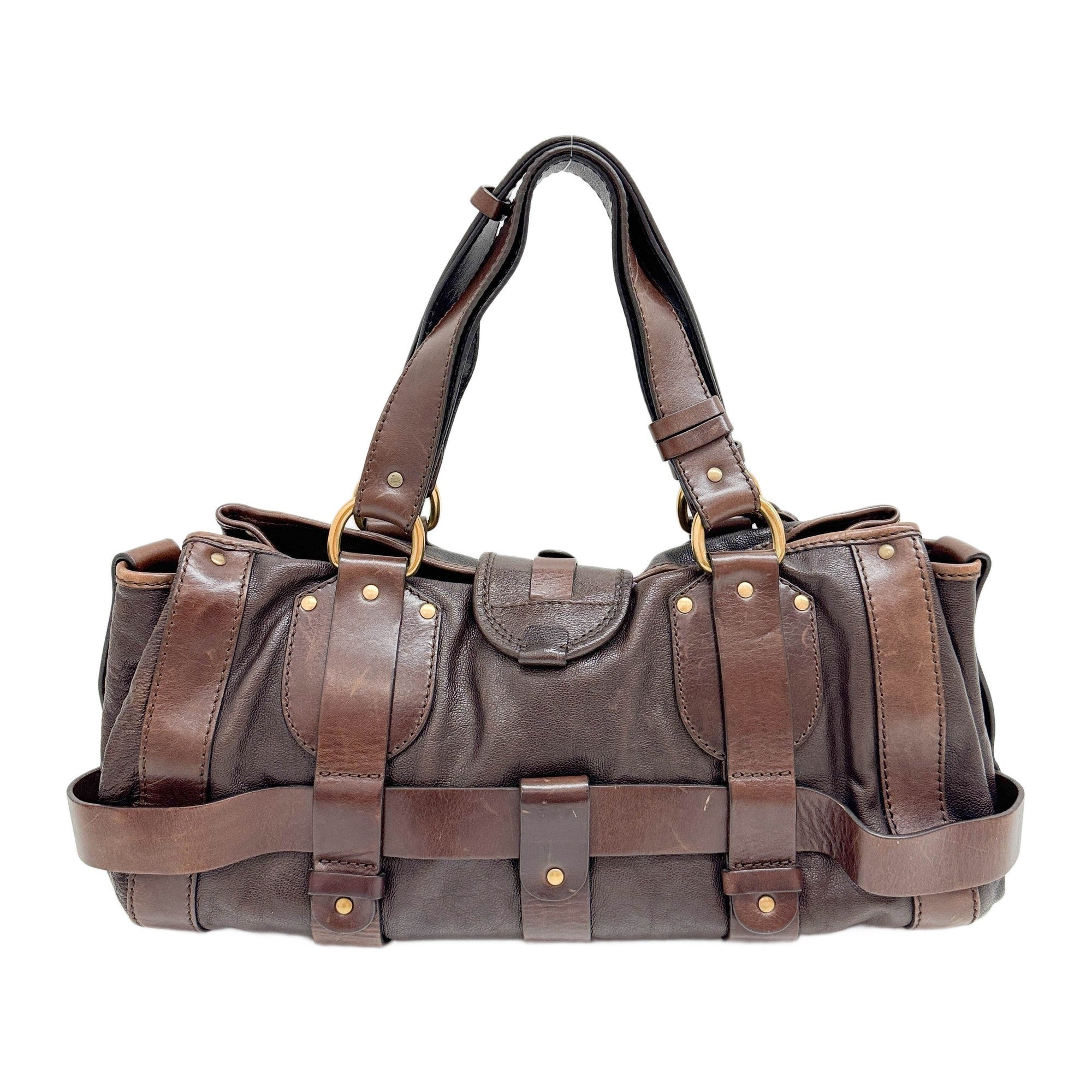 Kerala Brown Leather Shoulder Bag