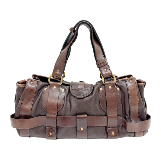 Kerala Brown Leather Shoulder Bag
