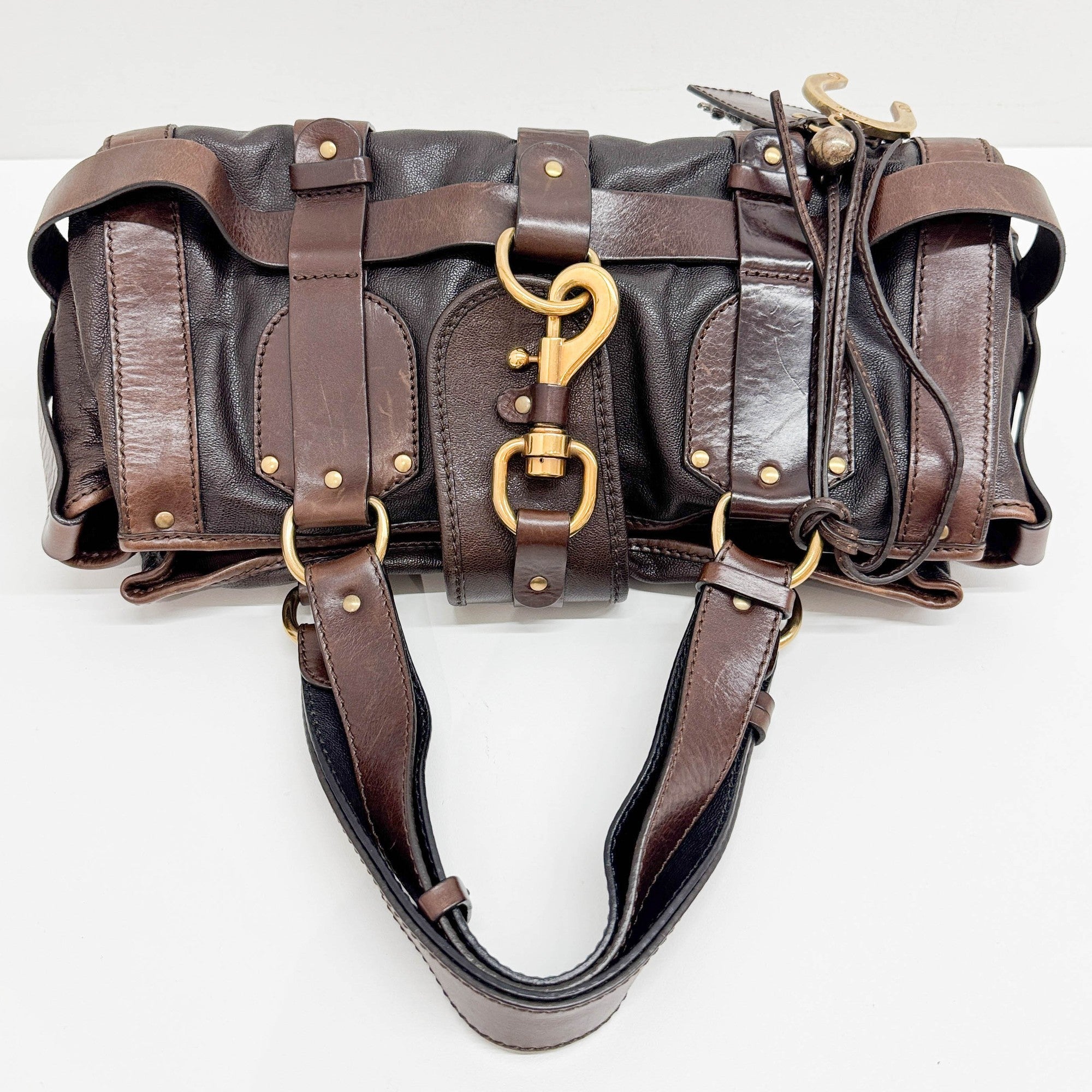 Kerala Brown Leather Shoulder Bag