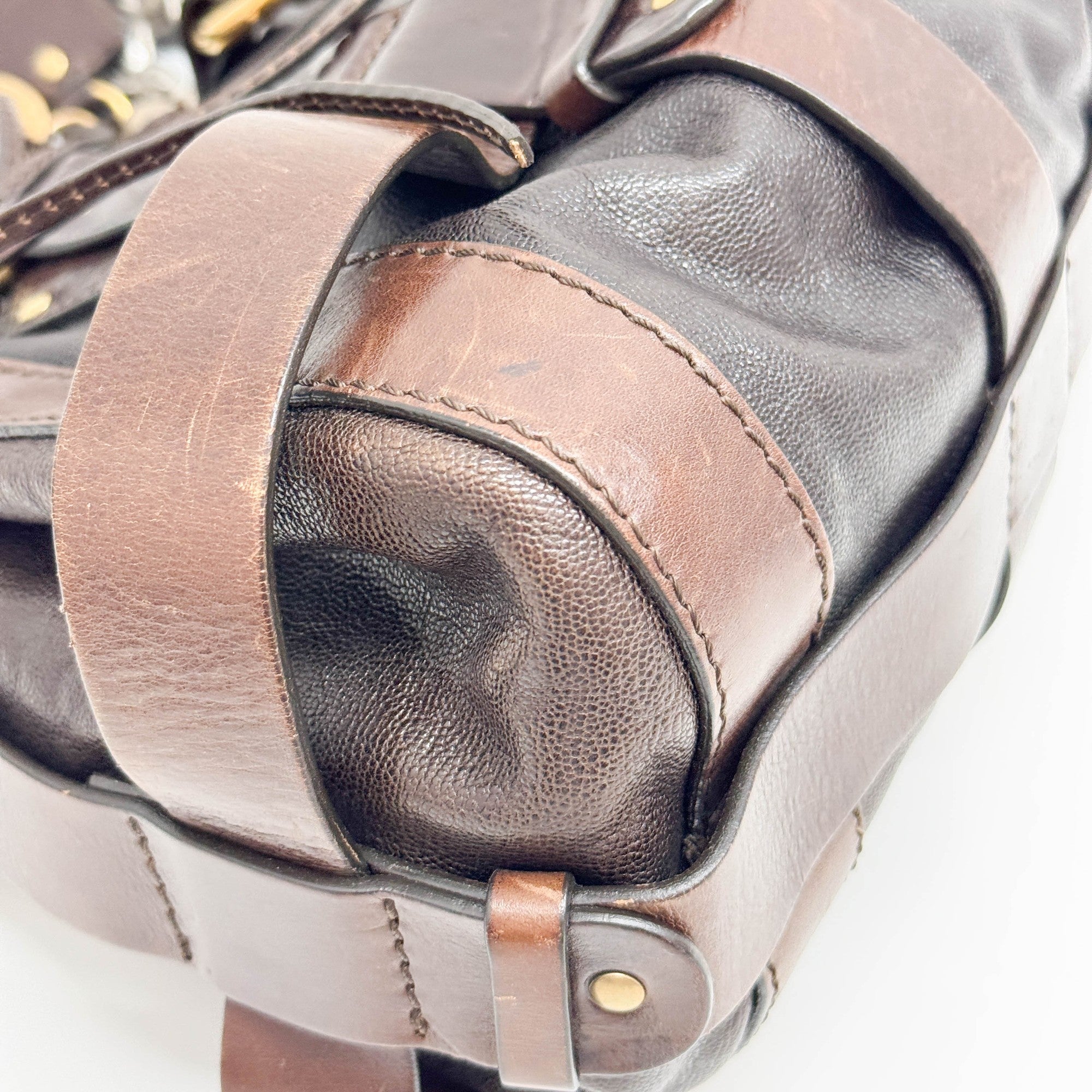 Kerala Brown Leather Shoulder Bag