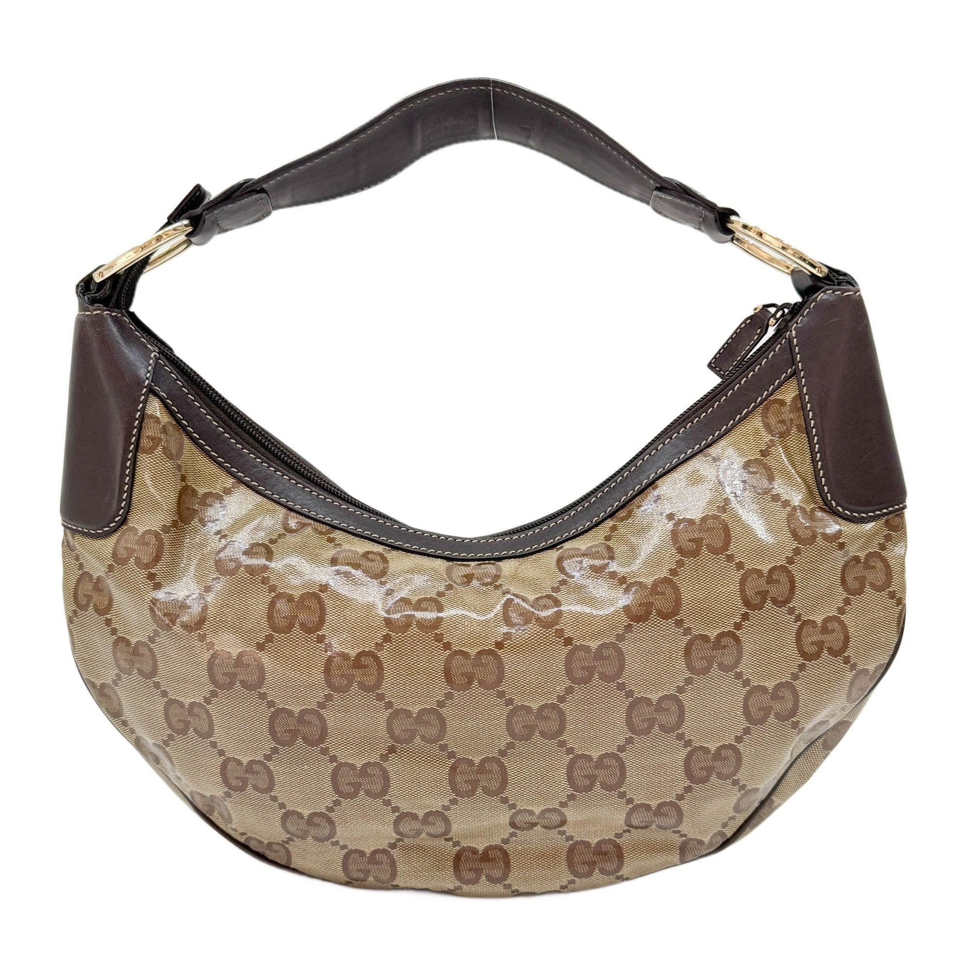 Tan Guccisima Leather Shoulder Bag