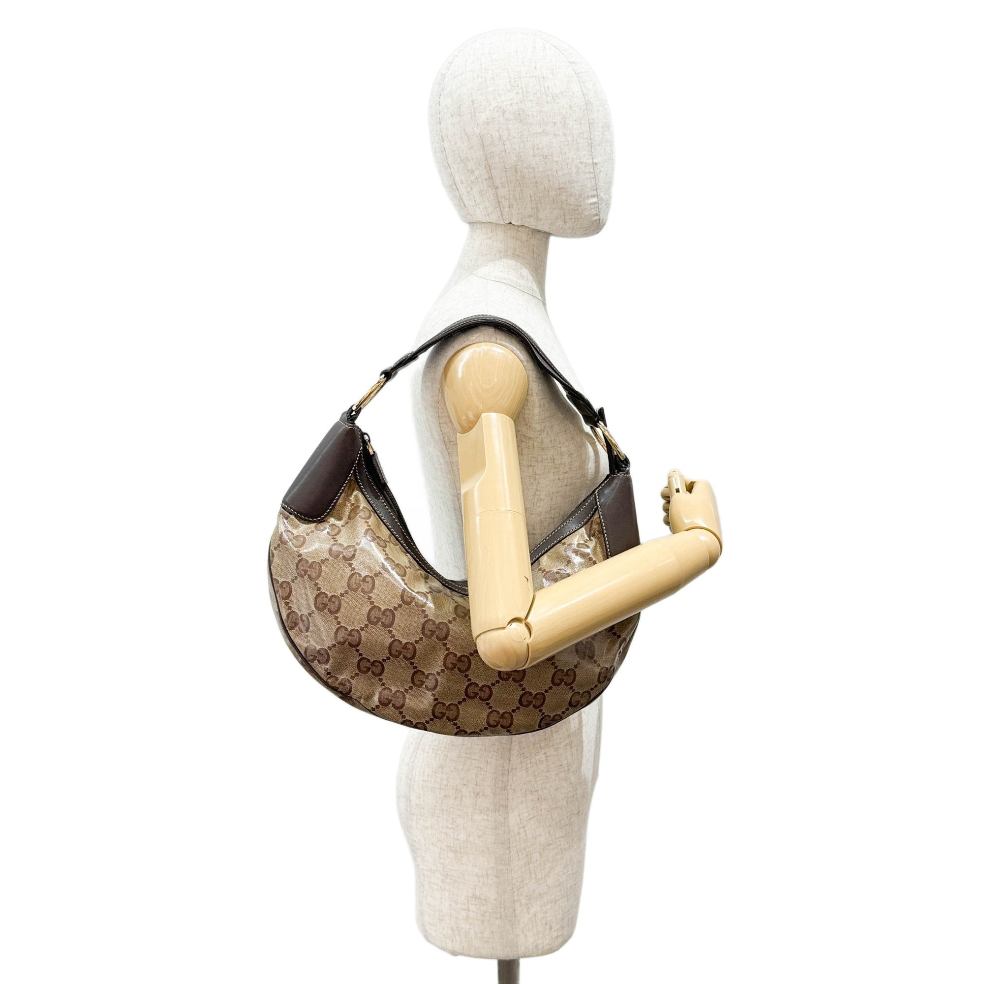 Tan Guccisima Leather Shoulder Bag