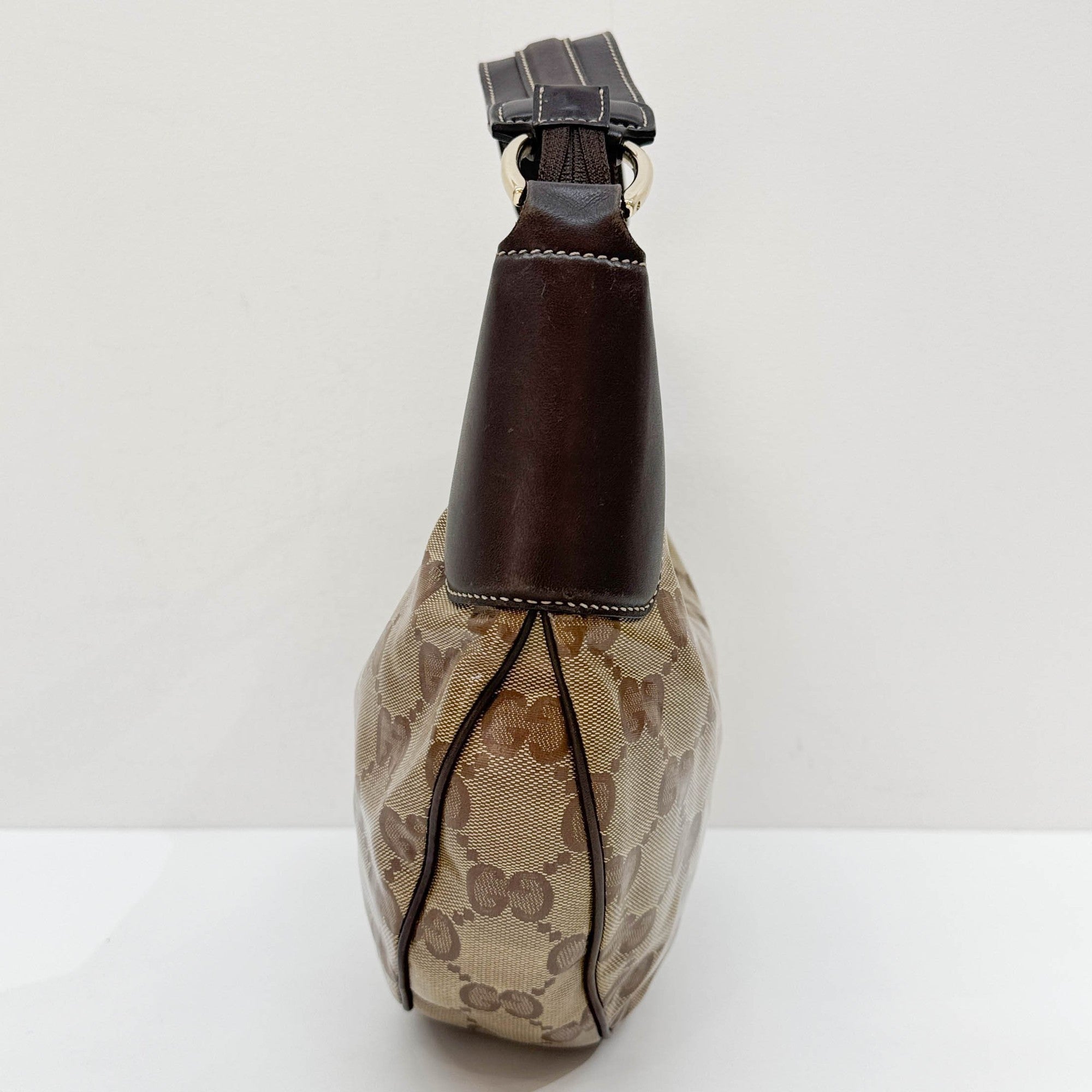 Tan Guccisima Leather Shoulder Bag