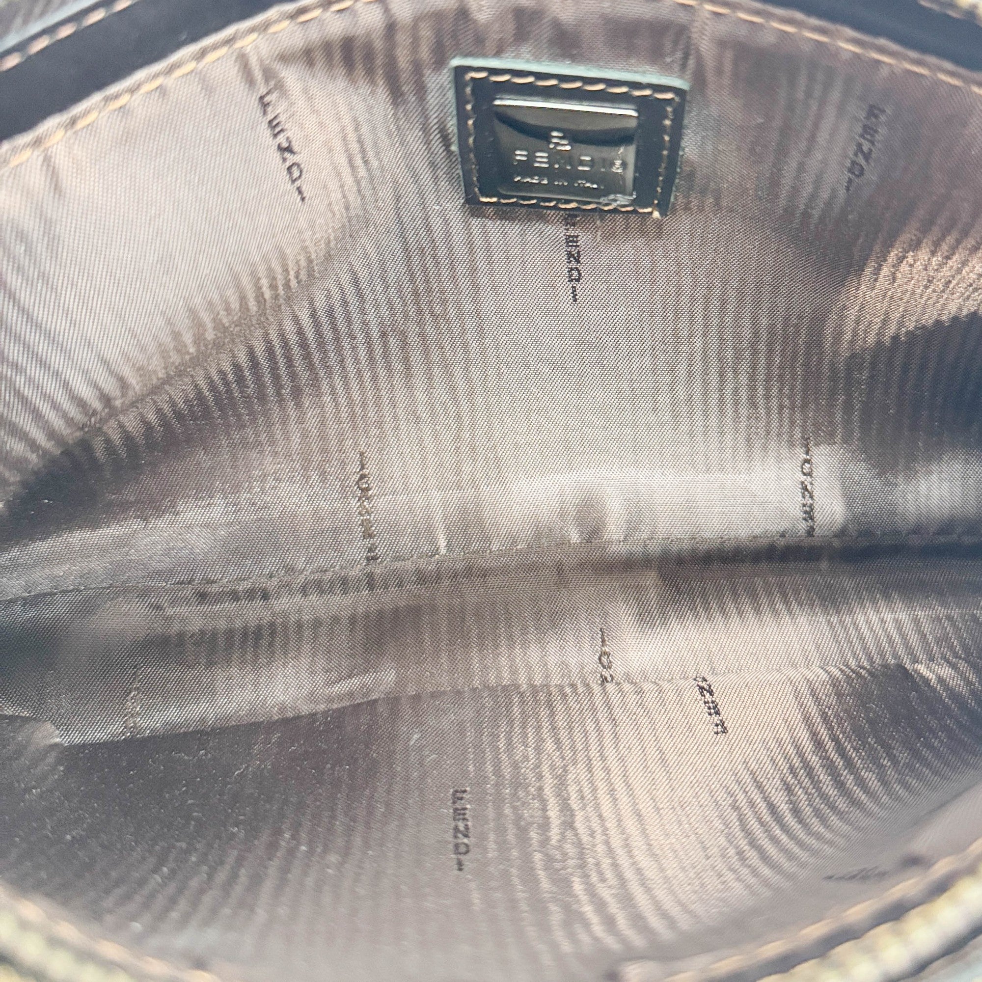 Brown Zucca Canvas Shoulder Bag