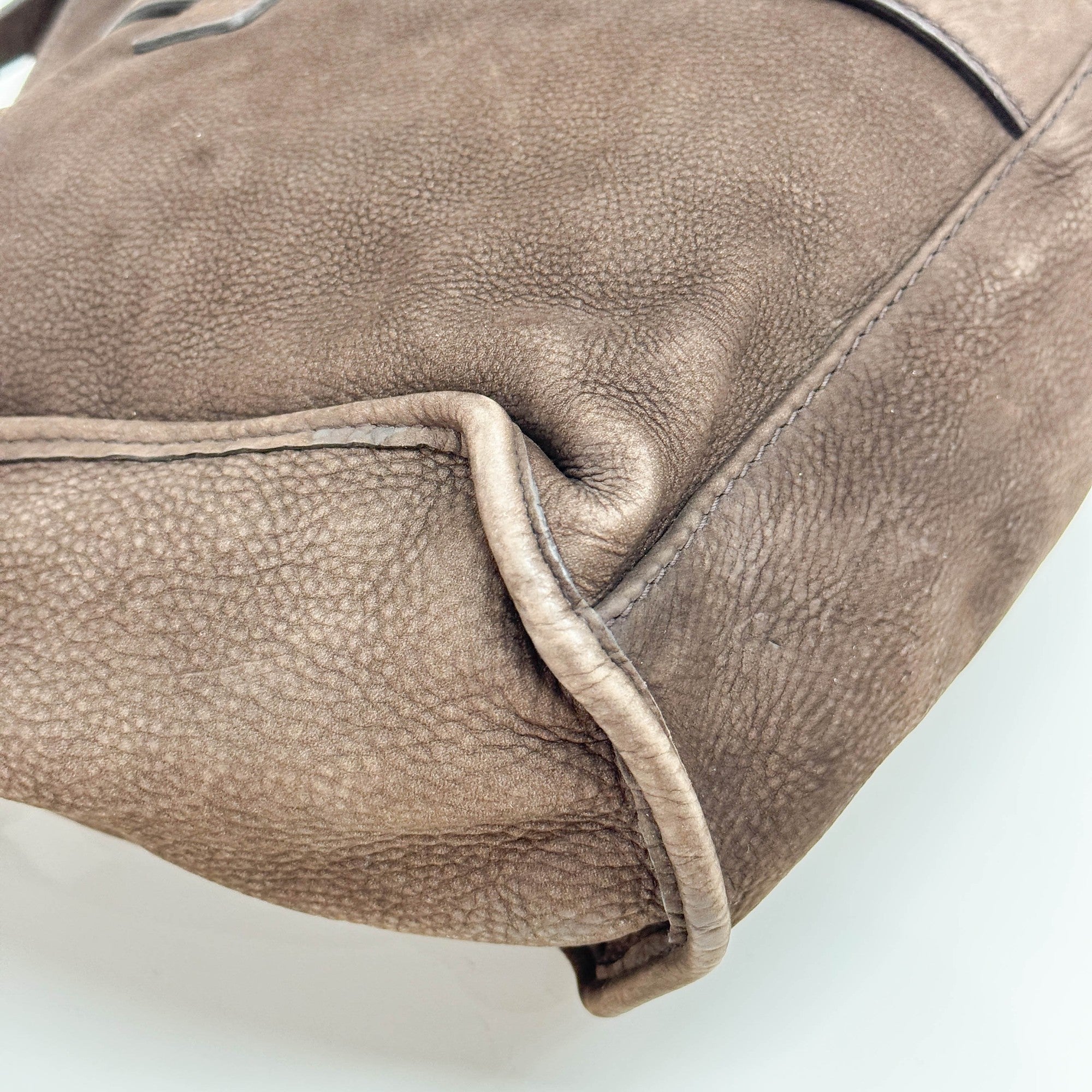 Stirrup Brown Leather Shoulder Bag