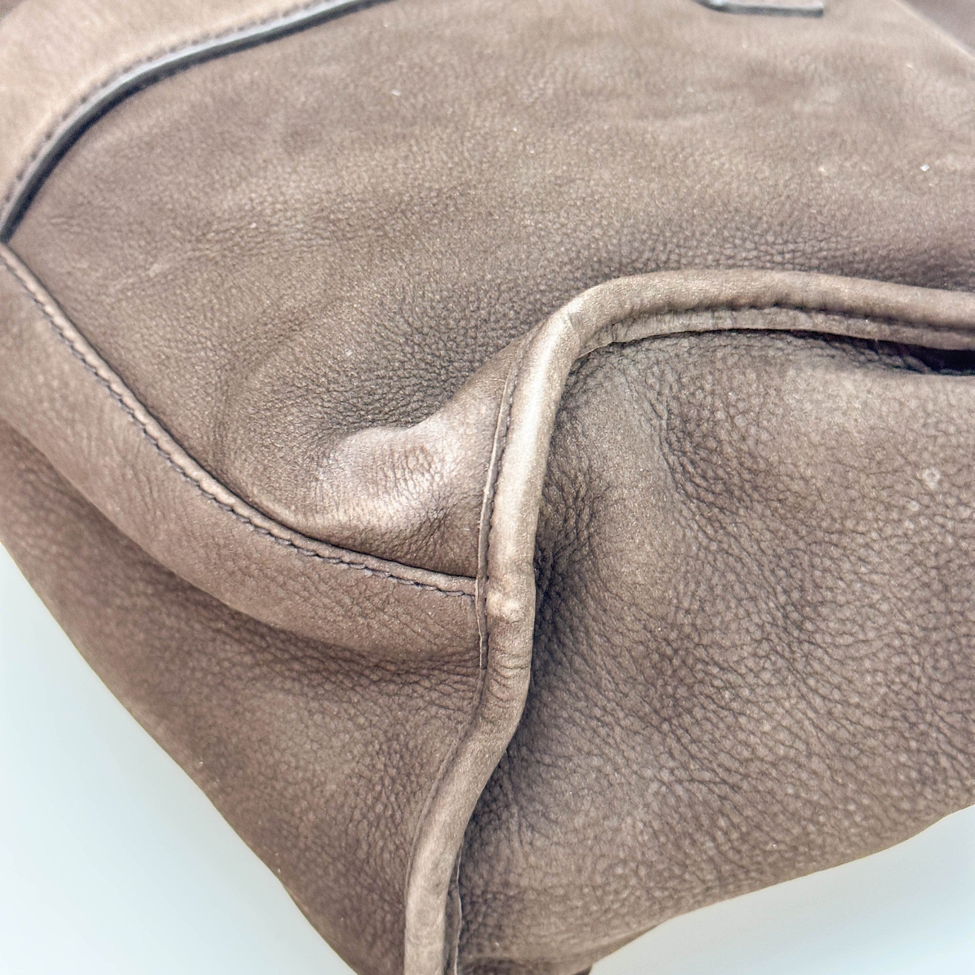 Stirrup Brown Leather Shoulder Bag