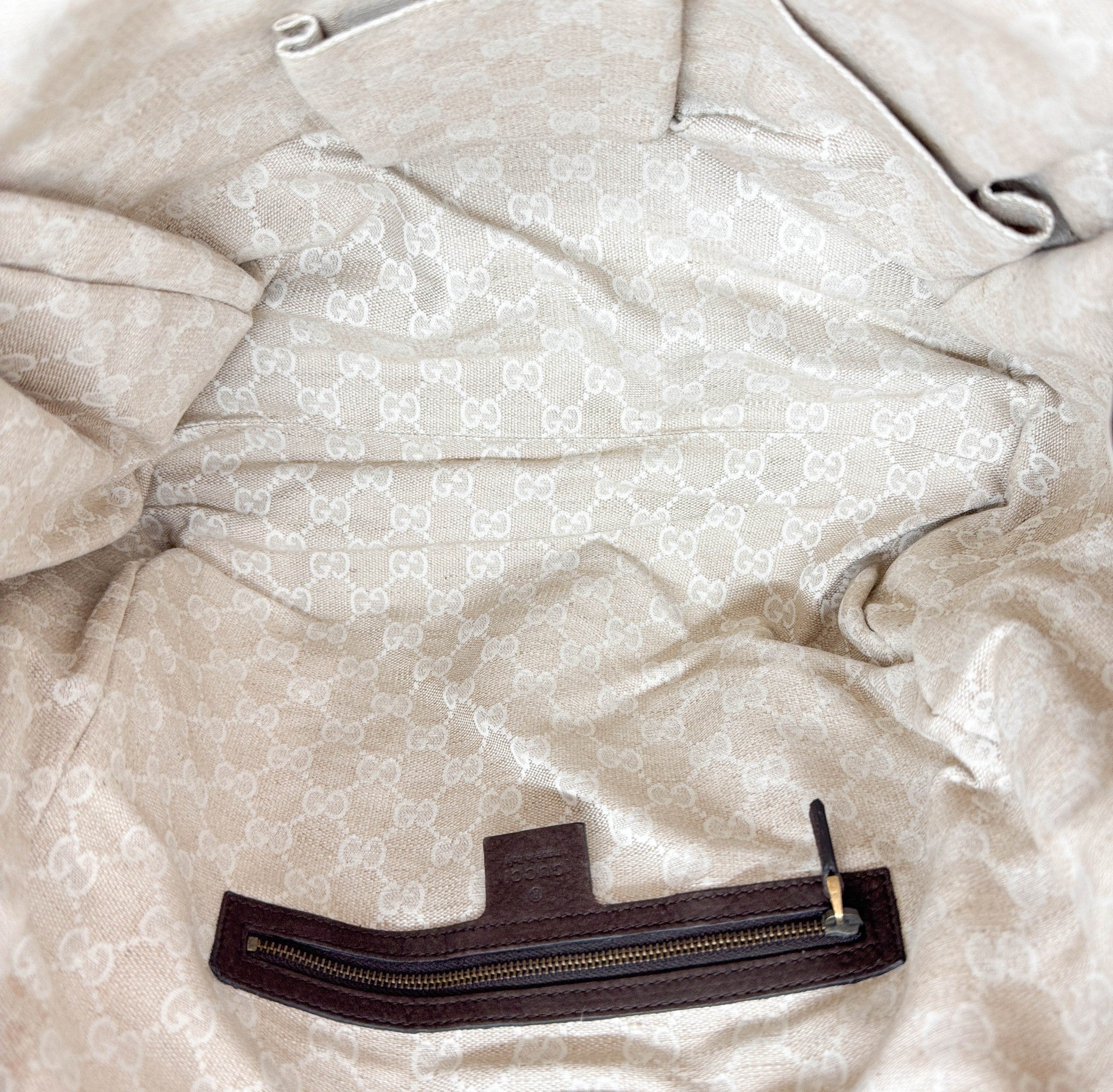 Stirrup Brown Leather Shoulder Bag