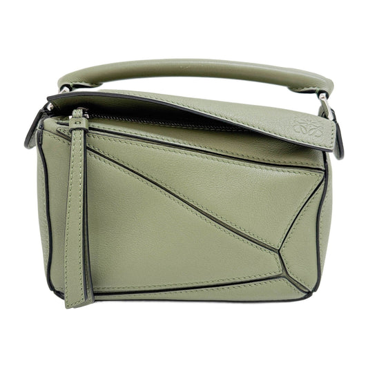 Mini Puzzle Sage Leather Two Way Bag