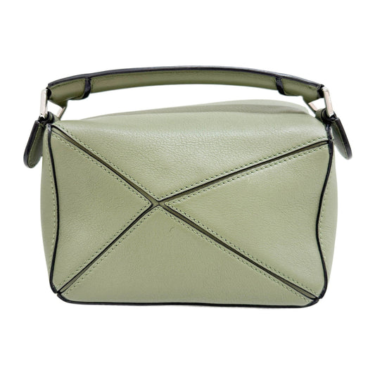 Mini Puzzle Sage Leather Two Way Bag