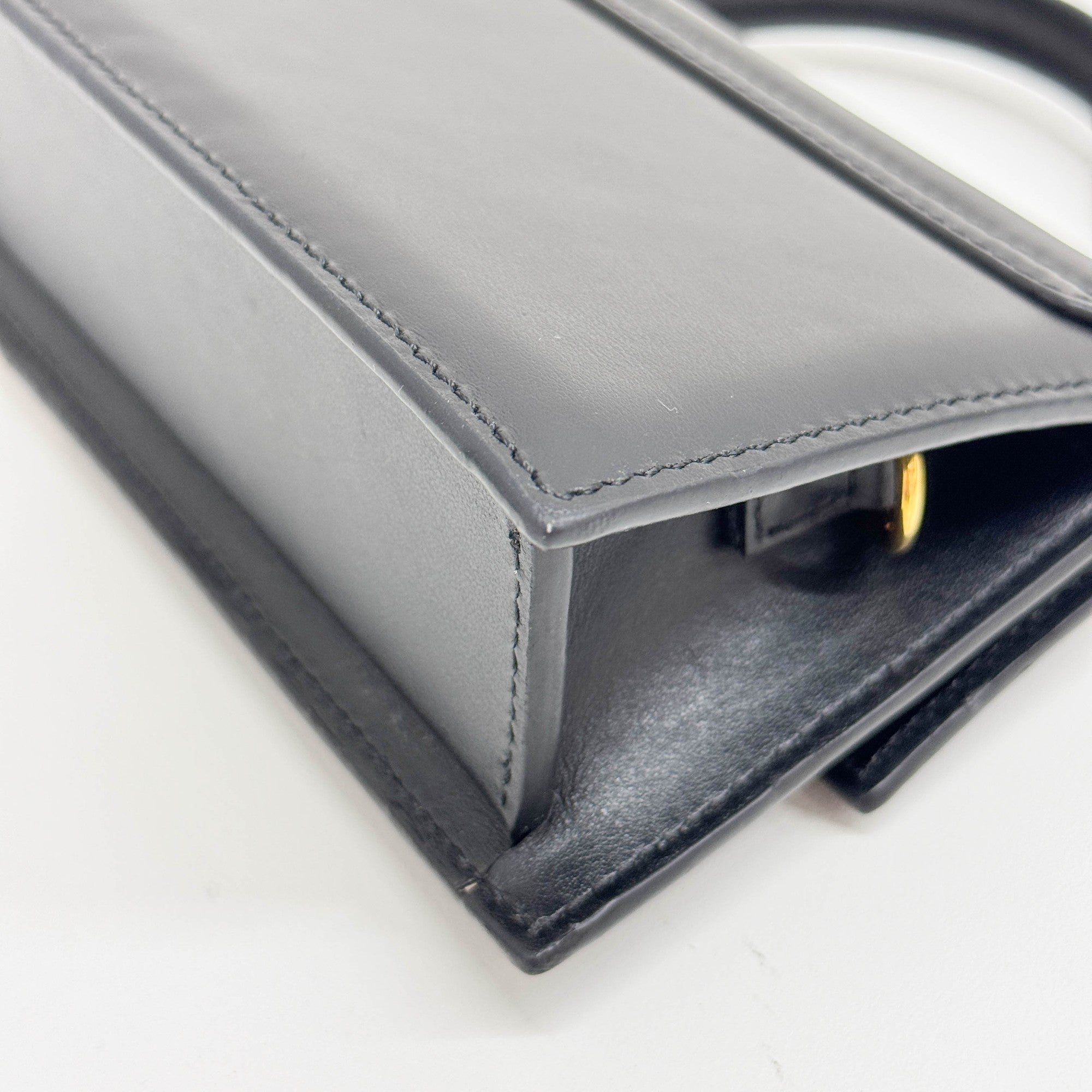 Le Chiquito Black Leather Two Way Bag