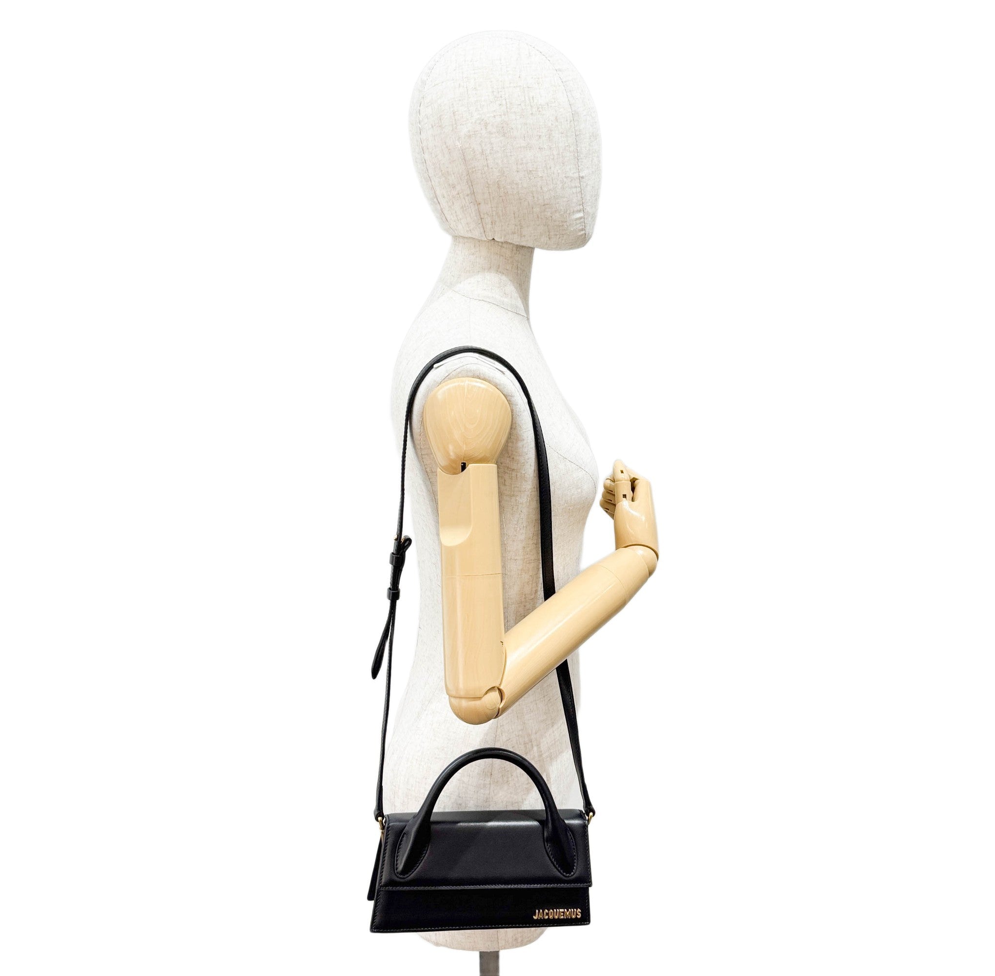 Le Chiquito Black Leather Two Way Bag