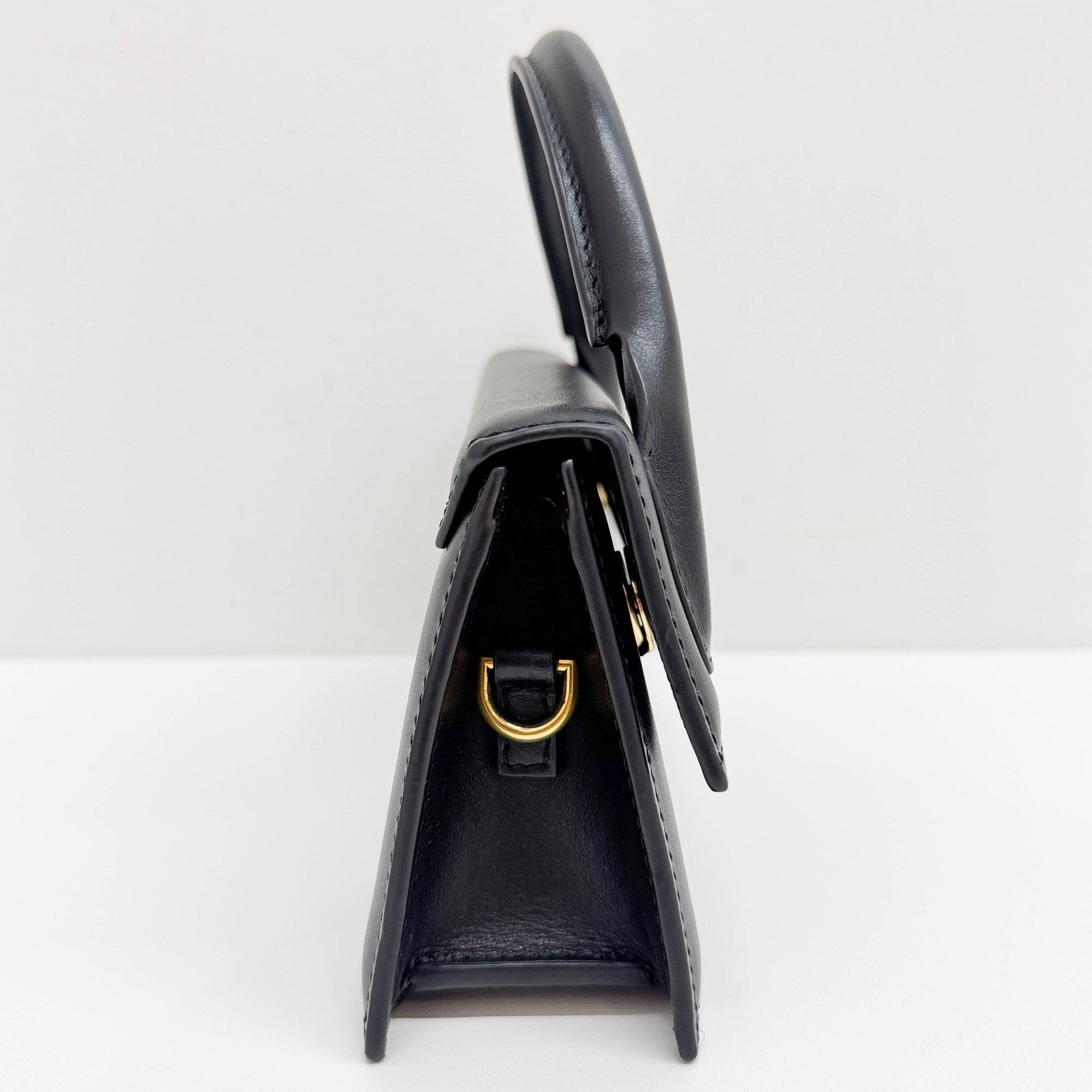 Le Chiquito Black Leather Two Way Bag