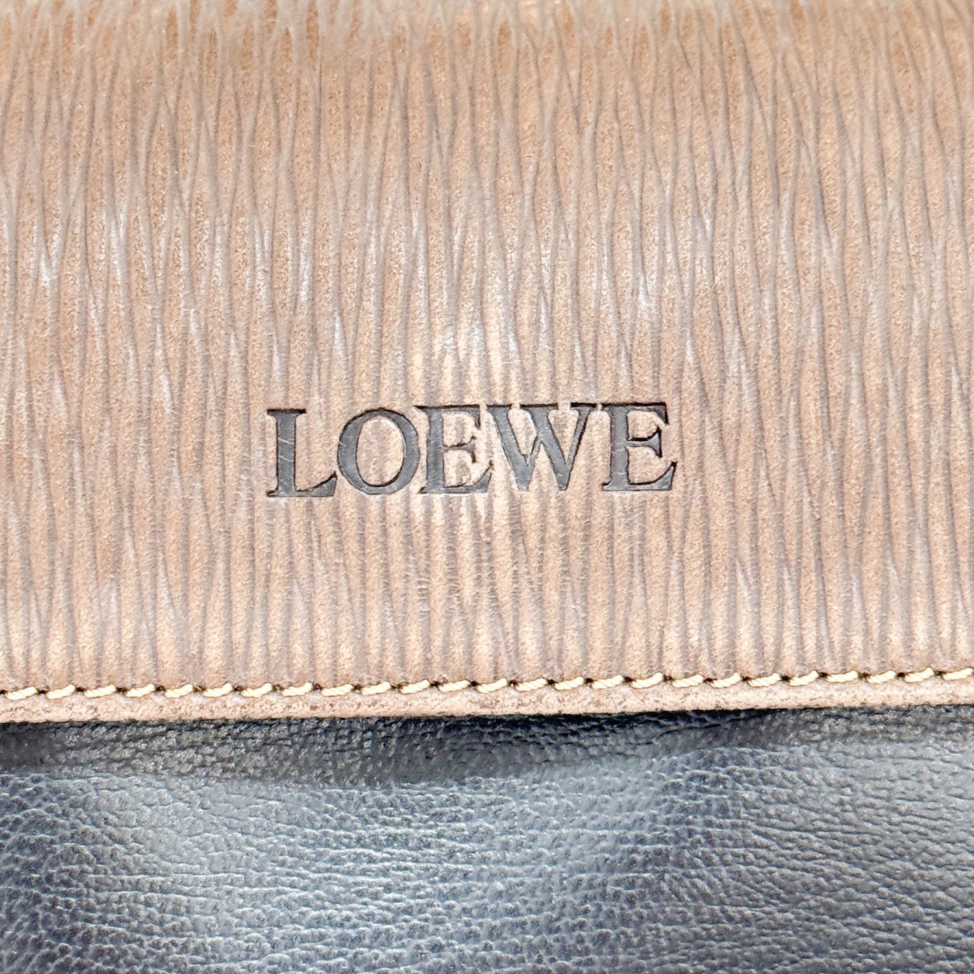 Velasquez Black Leather Hand Bag