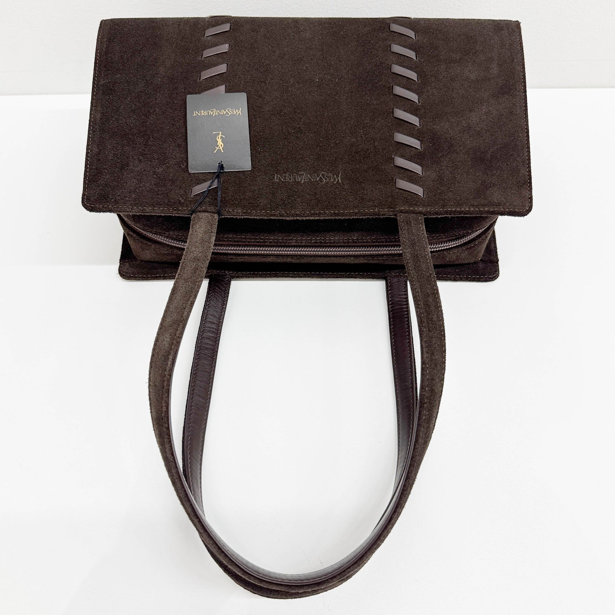 Brown Suede Shoulder Bag