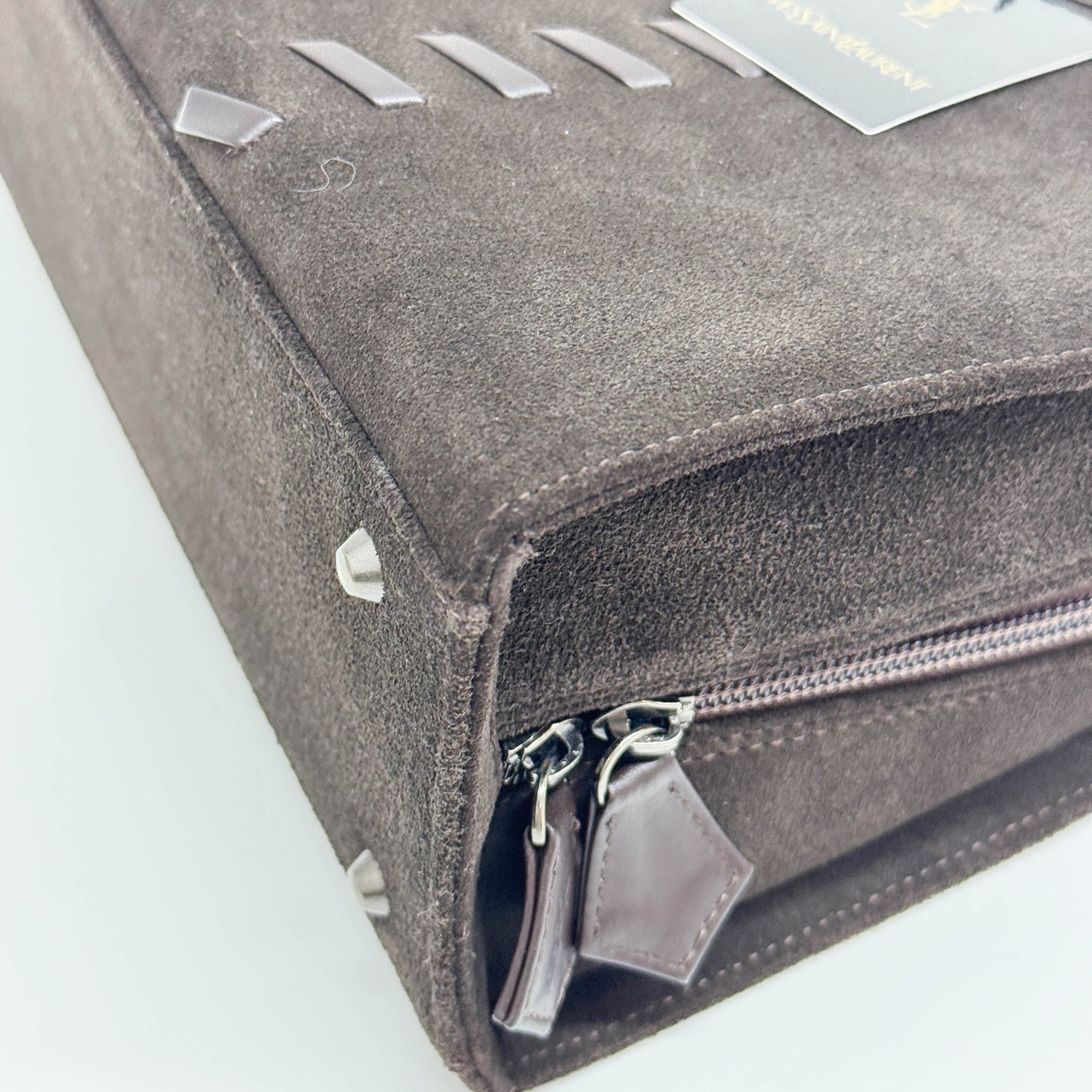 Brown Suede Shoulder Bag