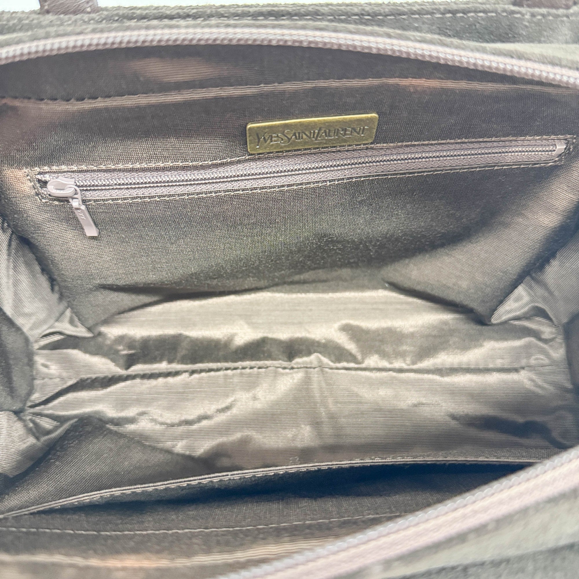 Brown Suede Shoulder Bag