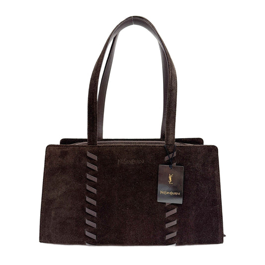 Brown Suede Shoulder Bag