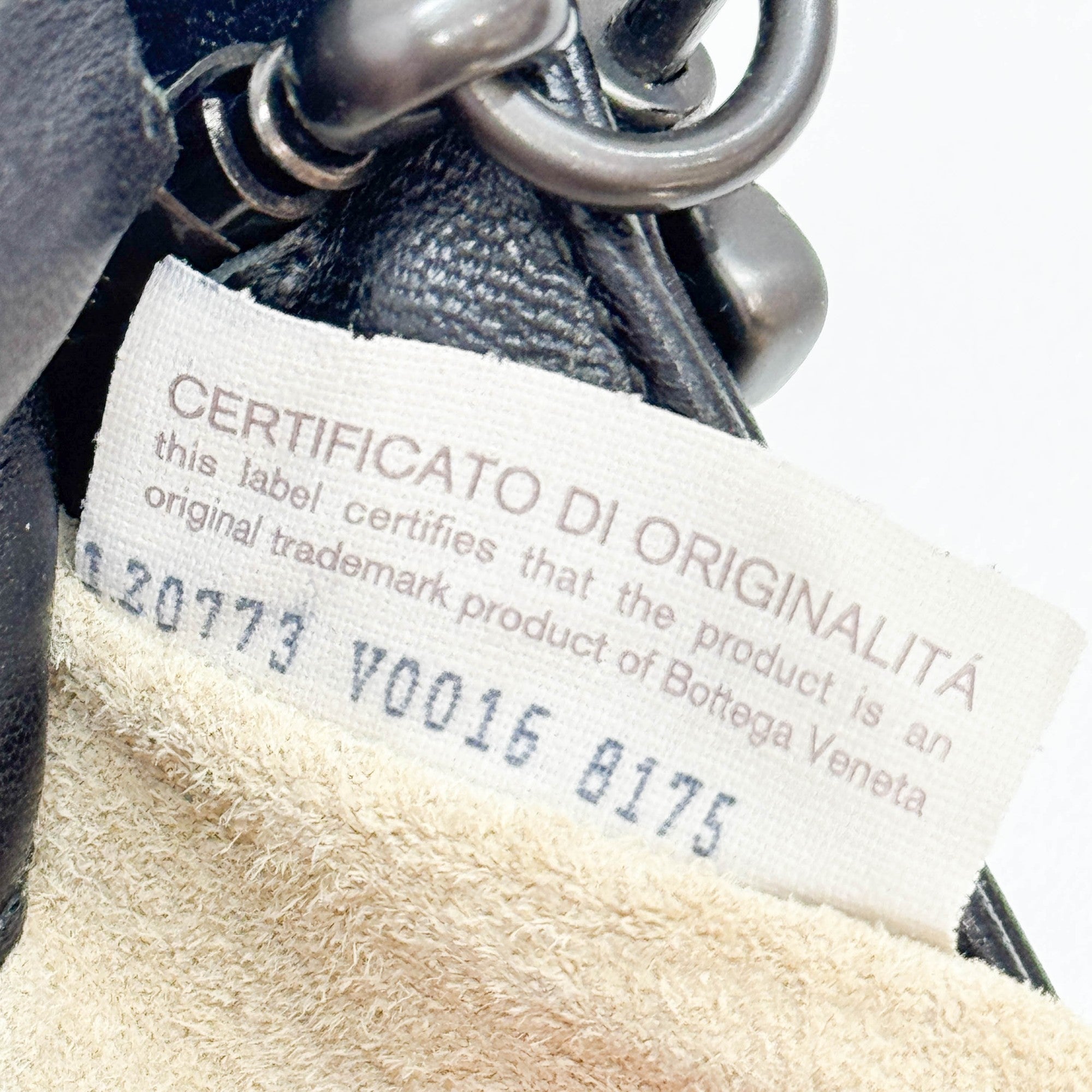 Intrecciato Black Leather Shoulder Bag